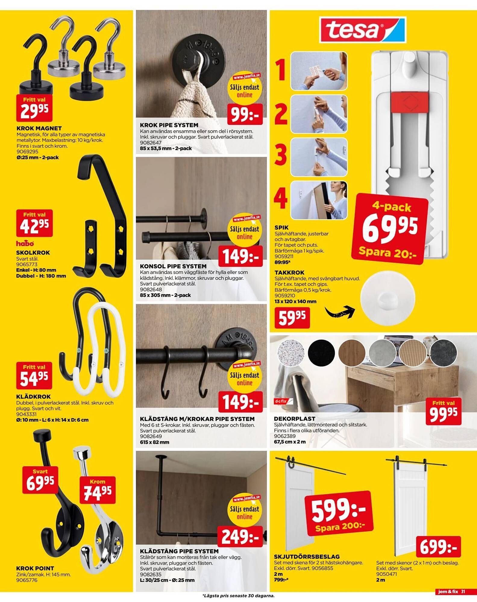 Jem&amp;Fix reklamblad