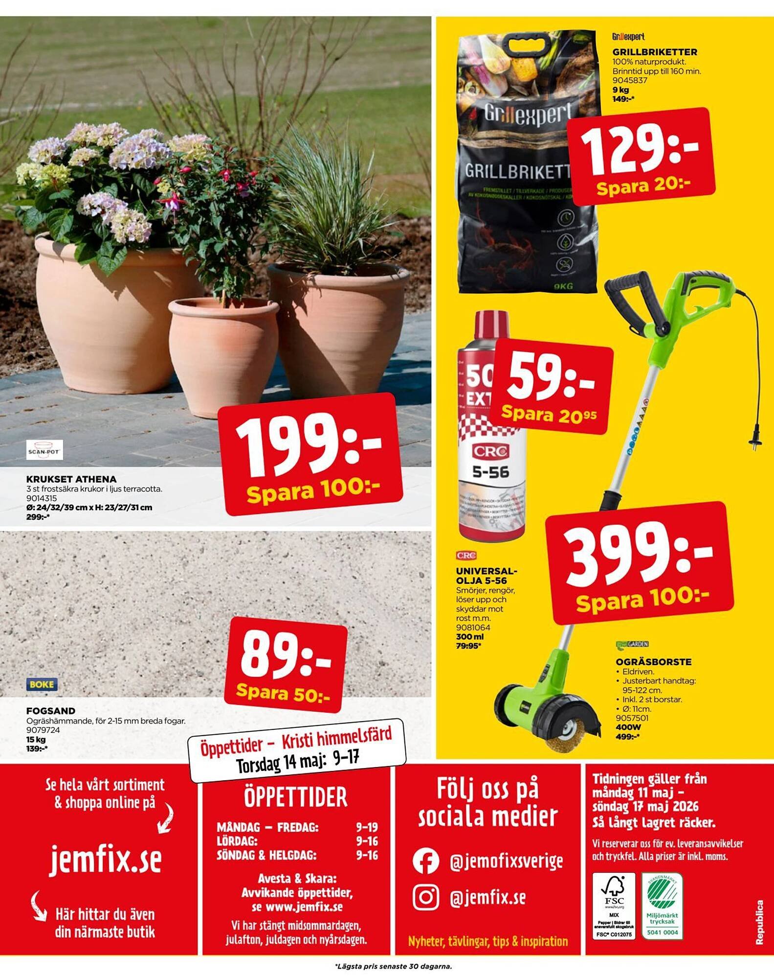 Jem&amp;Fix reklamblad
