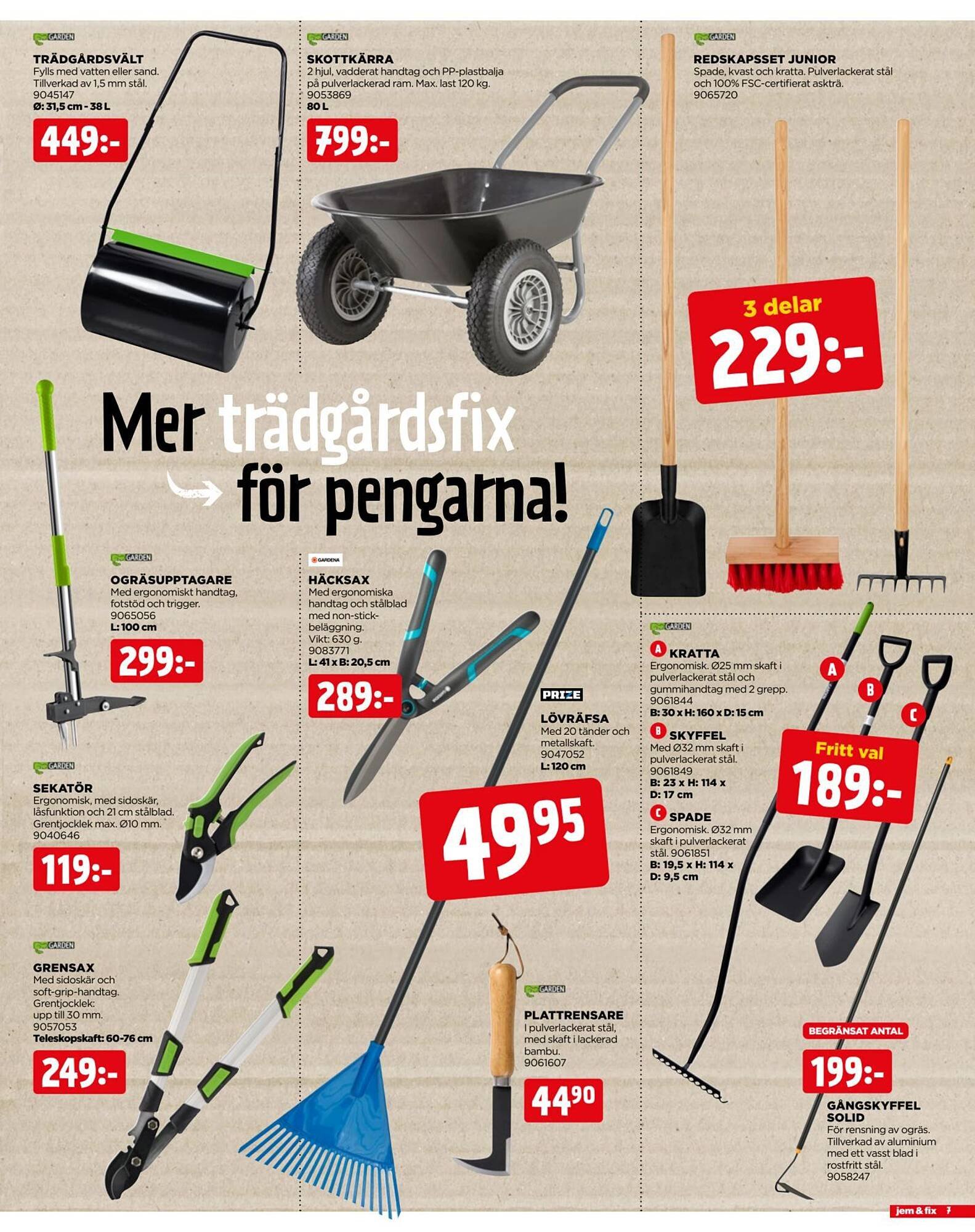 Jem&amp;Fix reklamblad
