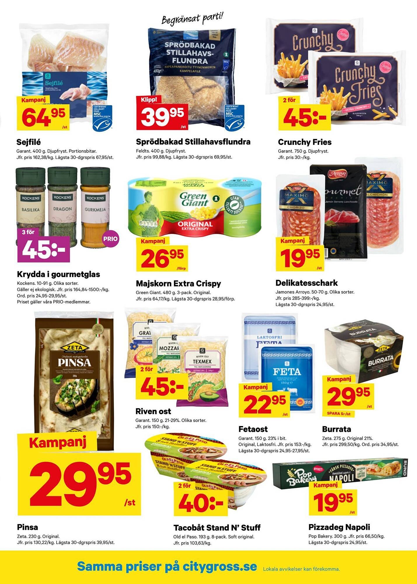 City Gross reklamblad