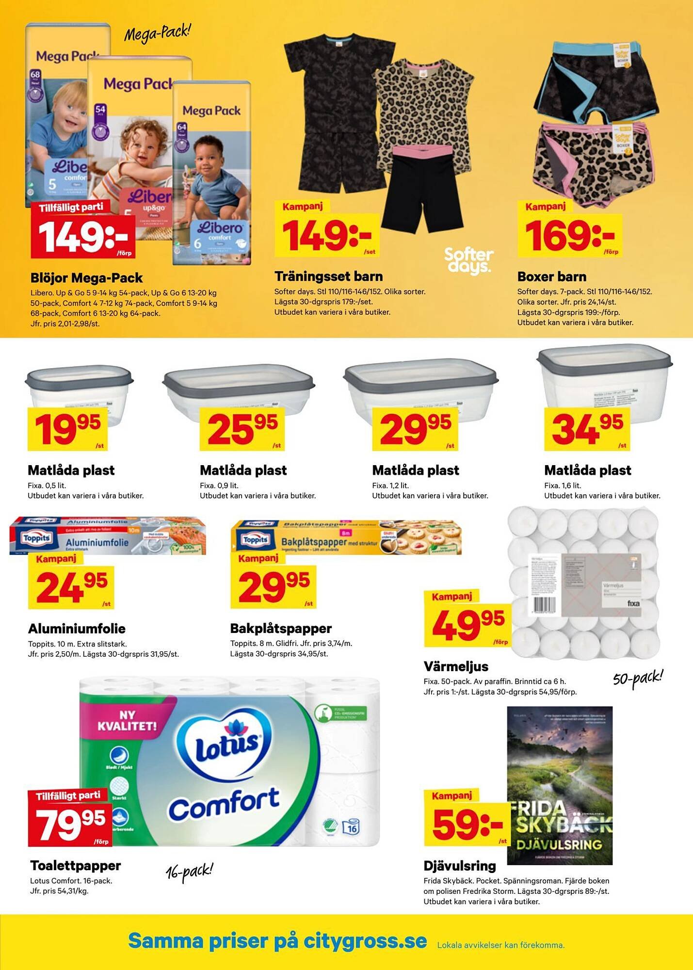 City Gross reklamblad