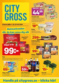 City Gross reklamblad