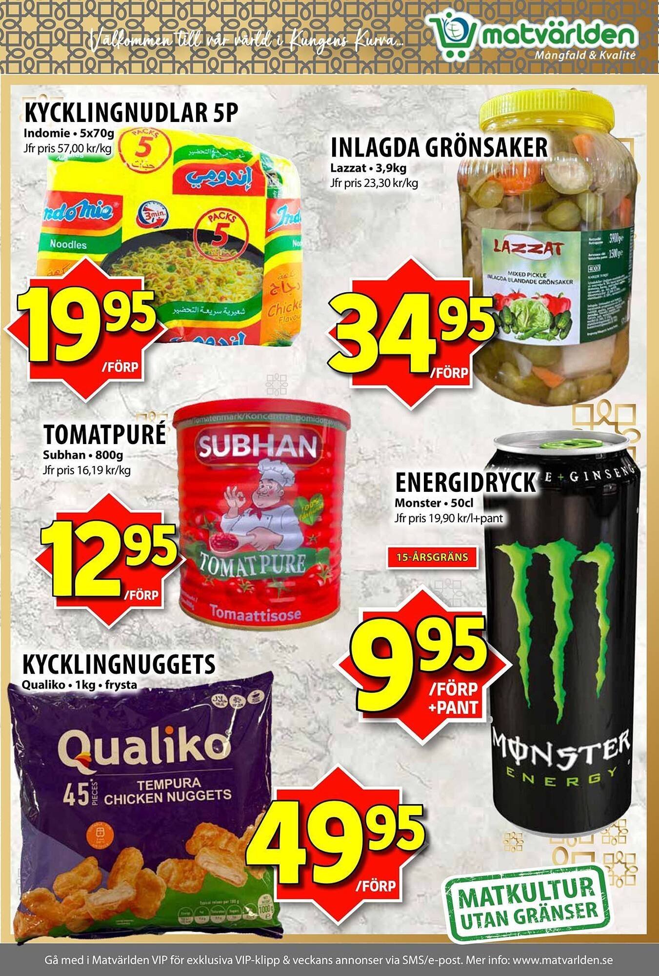 Matvärlden Tensta reklamblad