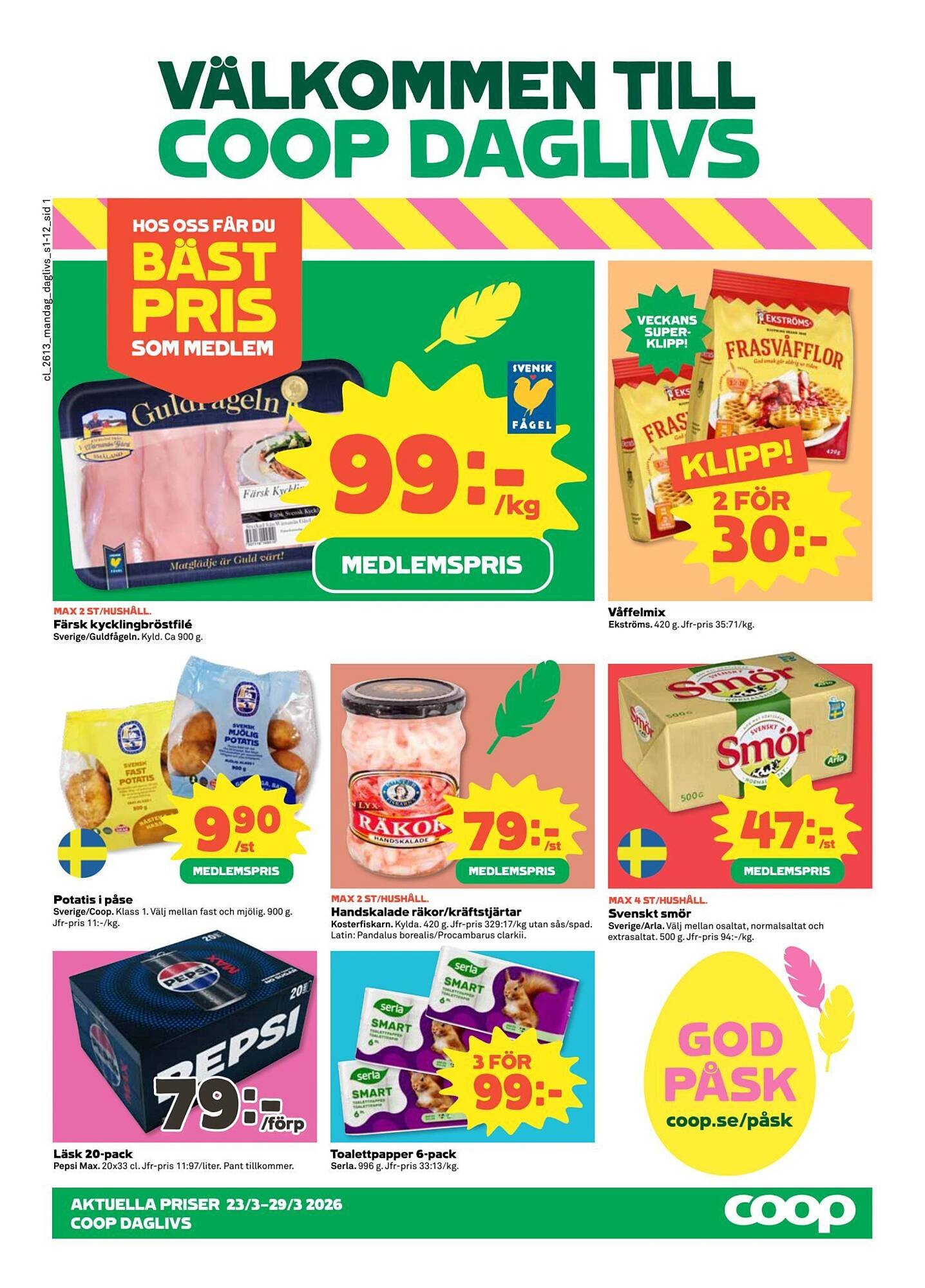 Coop Daglivs reklamblad