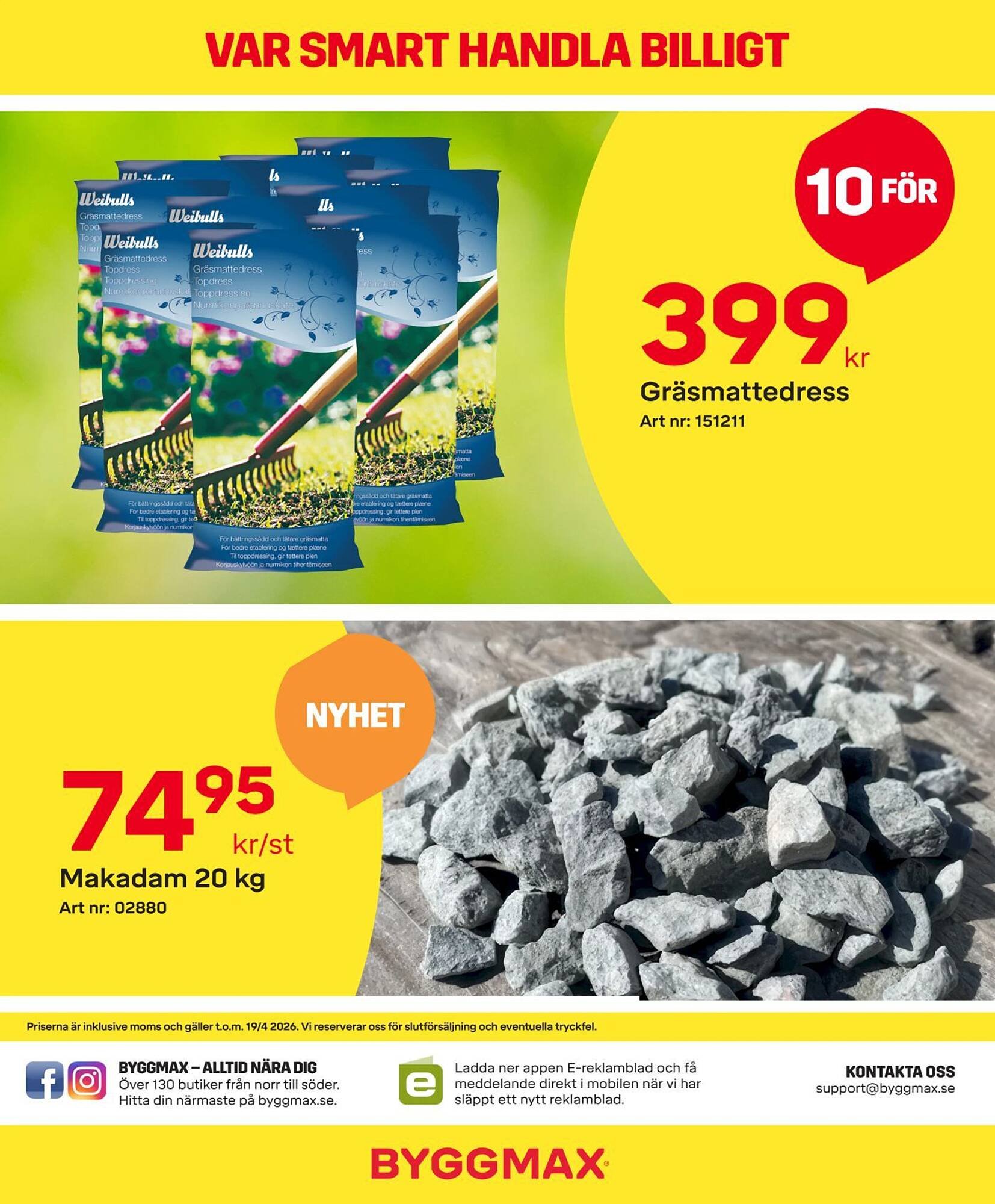 Byggmax reklamblad