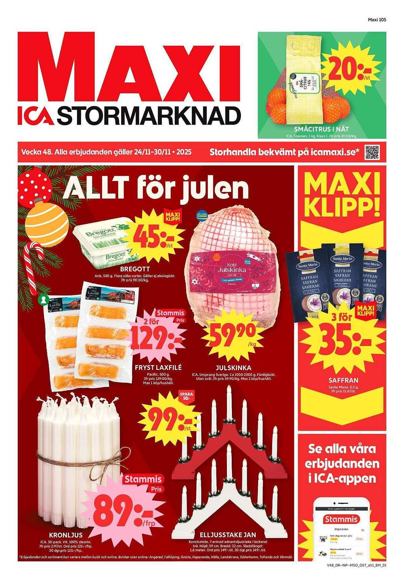ICA Maxi reklamblad