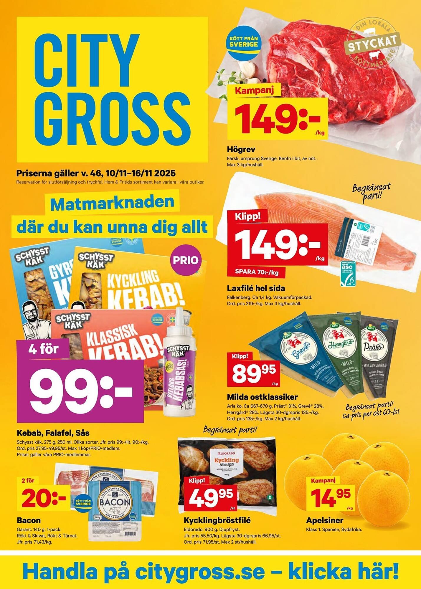 City Gross reklamblad (2025-11-10 - 2025-11-16)