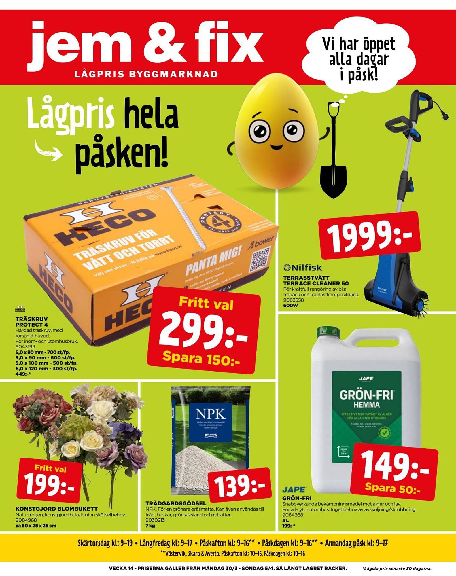 Jem&amp;Fix reklamblad