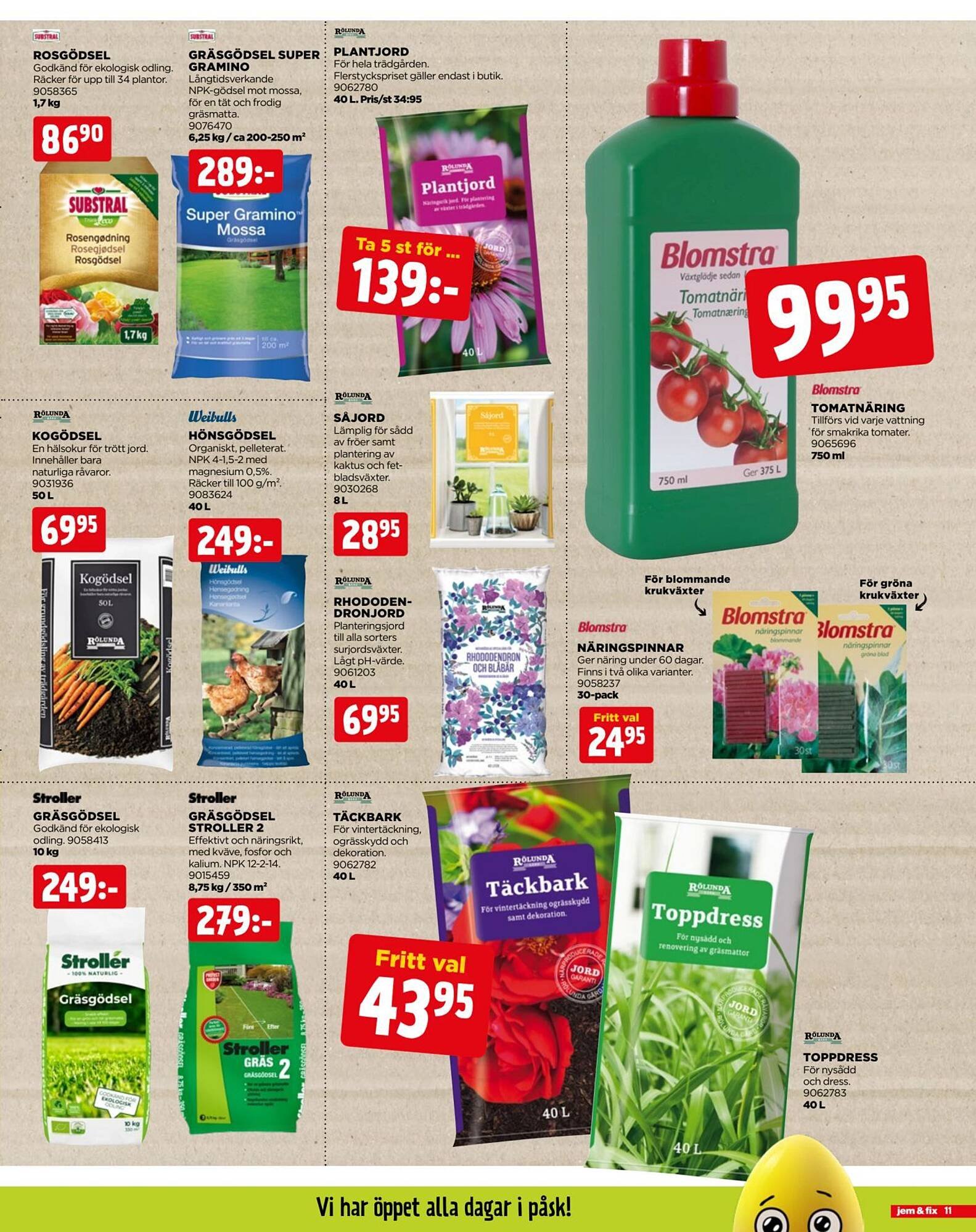 Jem&amp;Fix reklamblad