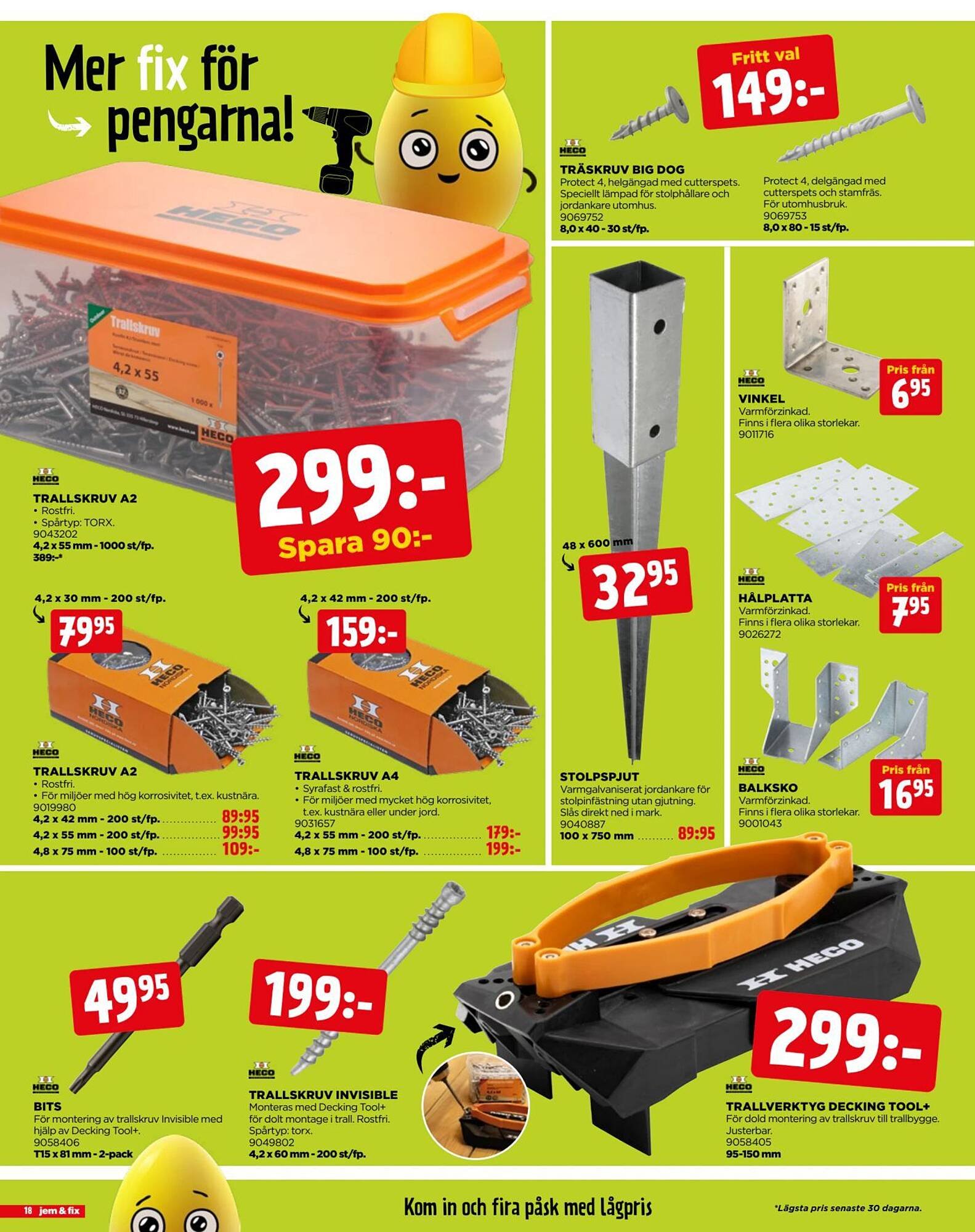 Jem&amp;Fix reklamblad