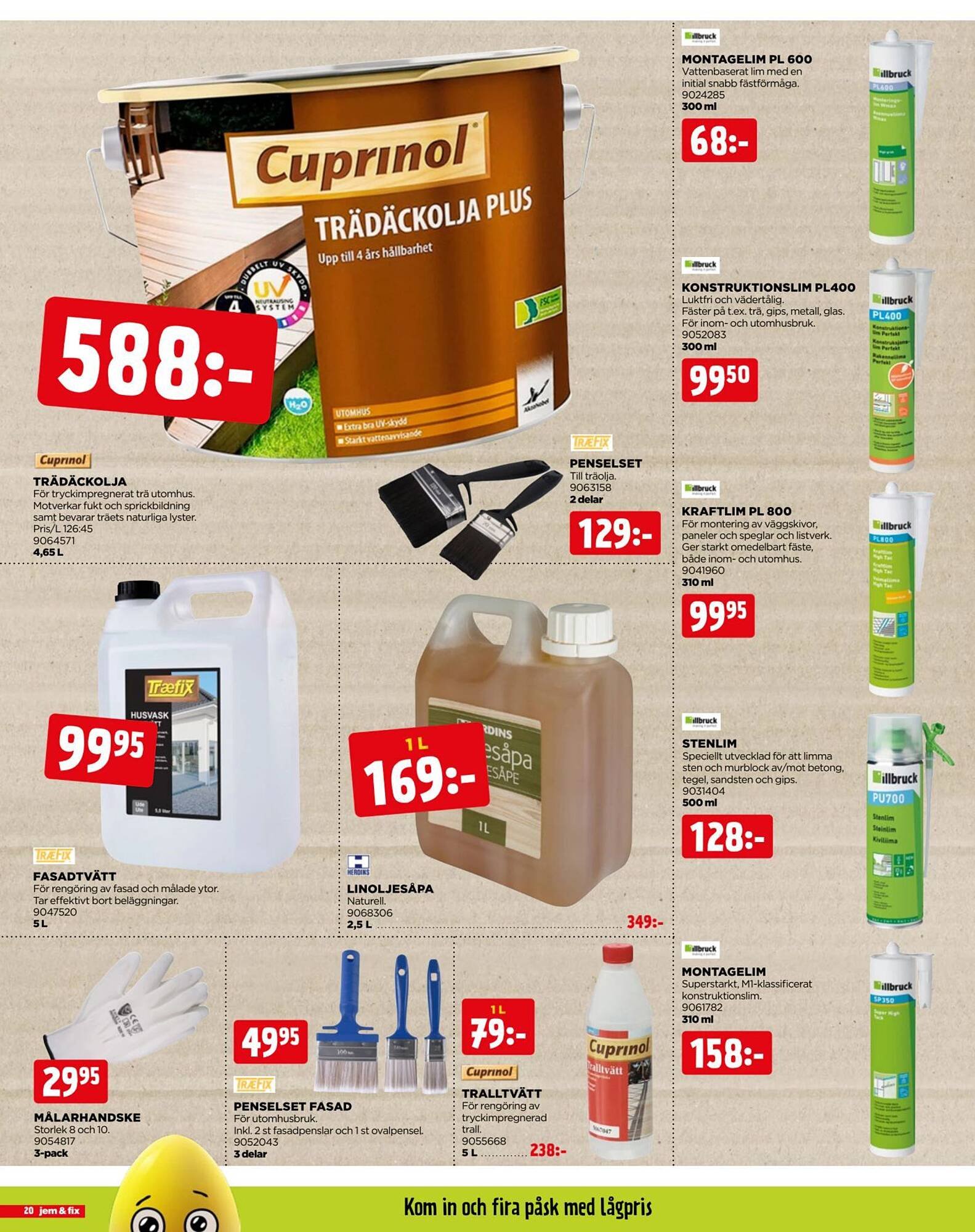 Jem&amp;Fix reklamblad