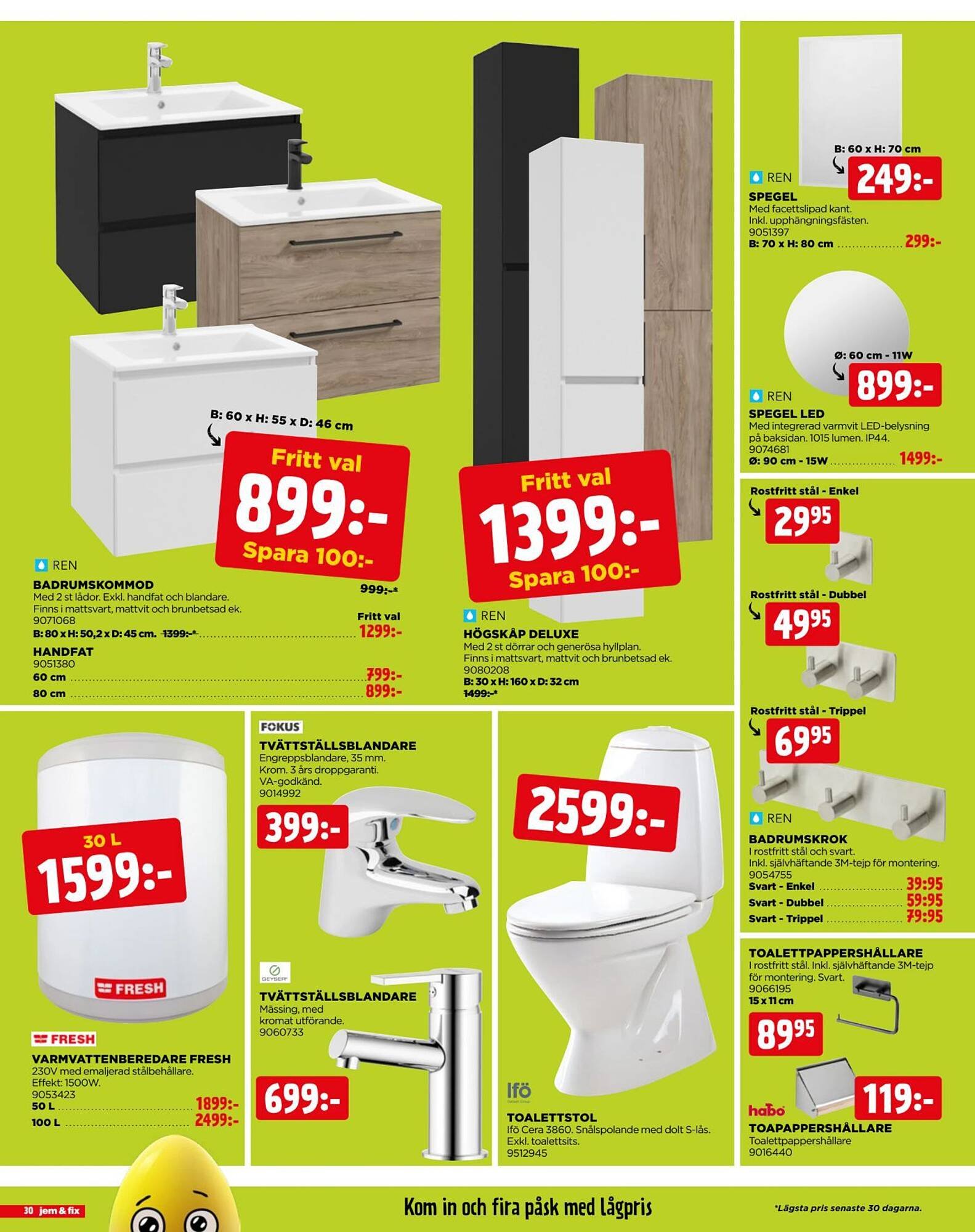 Jem&amp;Fix reklamblad