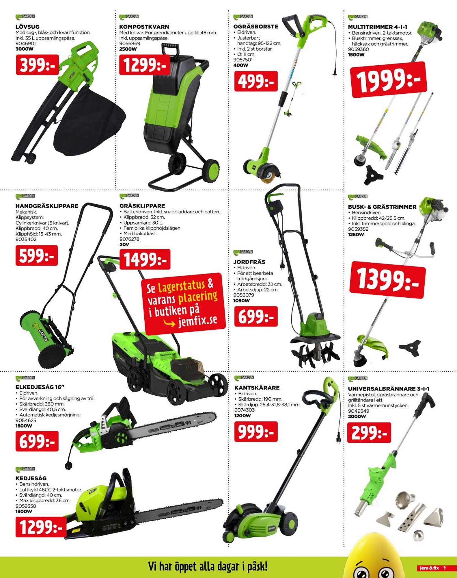 Jem&amp;Fix reklamblad