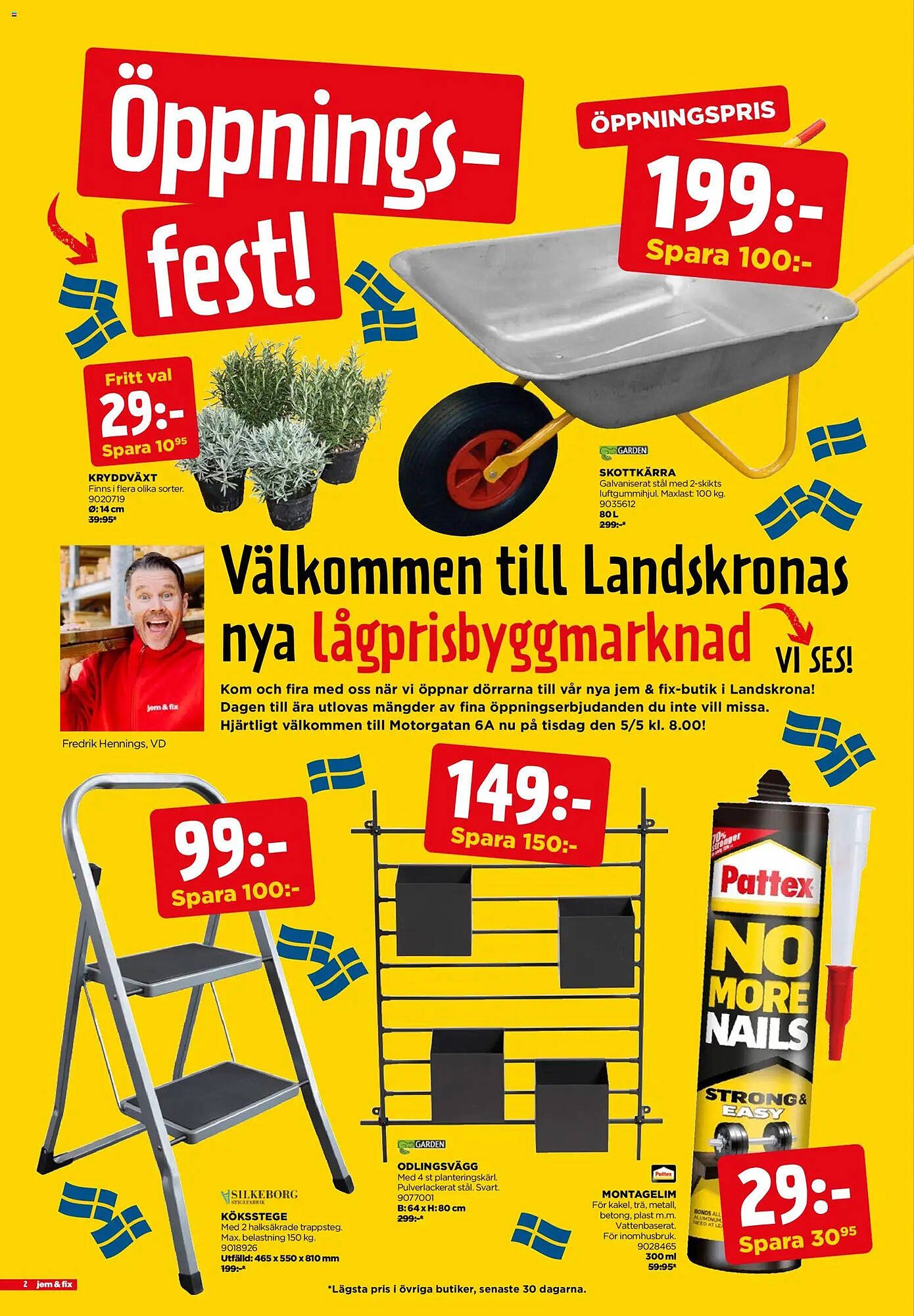 Jem&amp;Fix reklamblad
