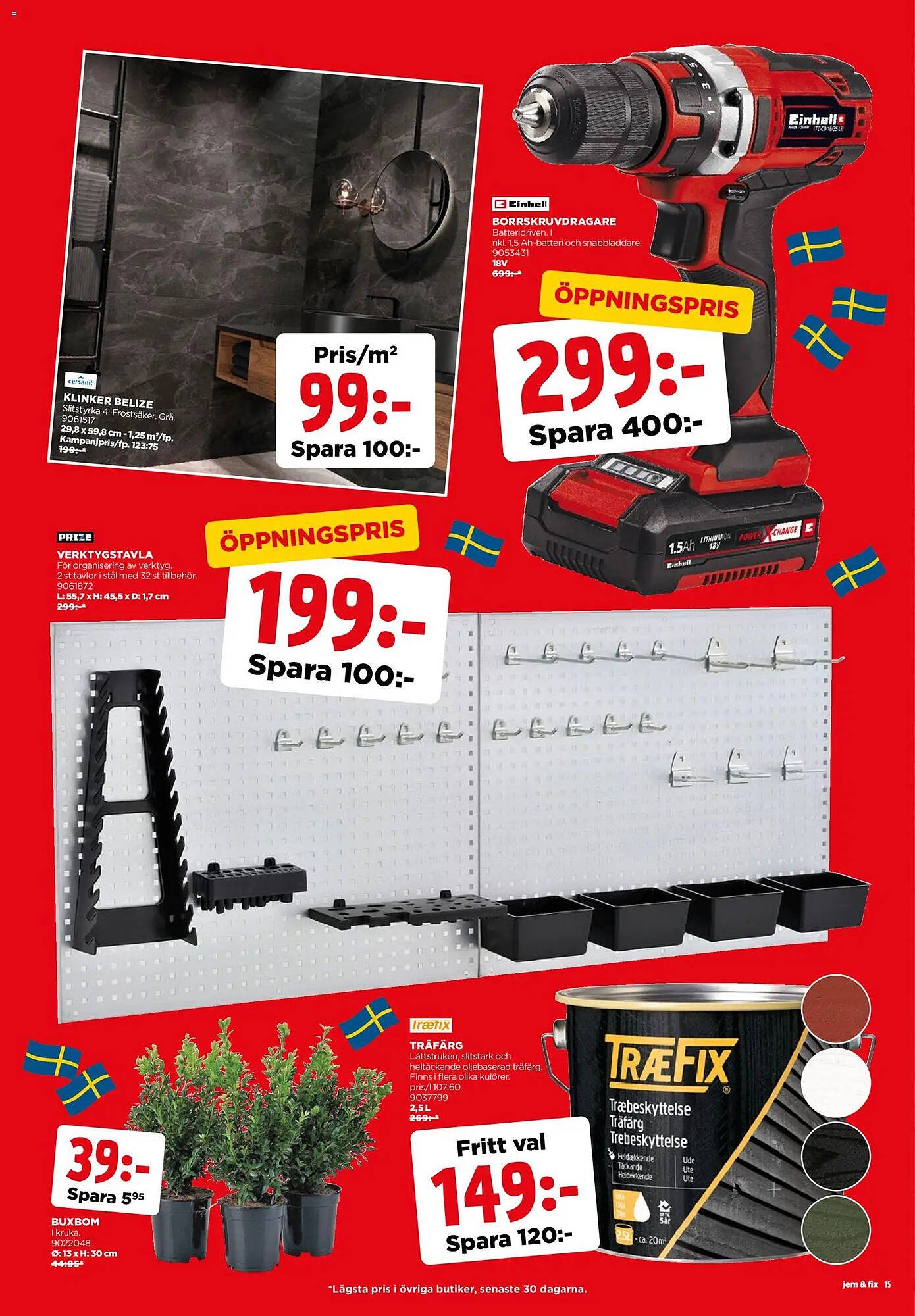 Jem&amp;Fix reklamblad