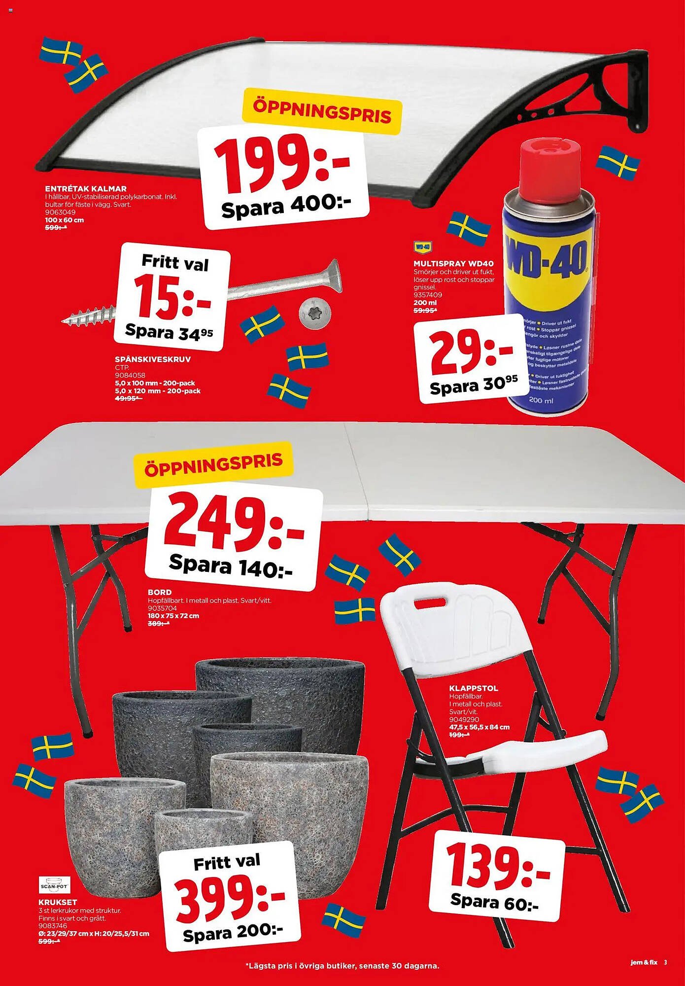 Jem&amp;Fix reklamblad