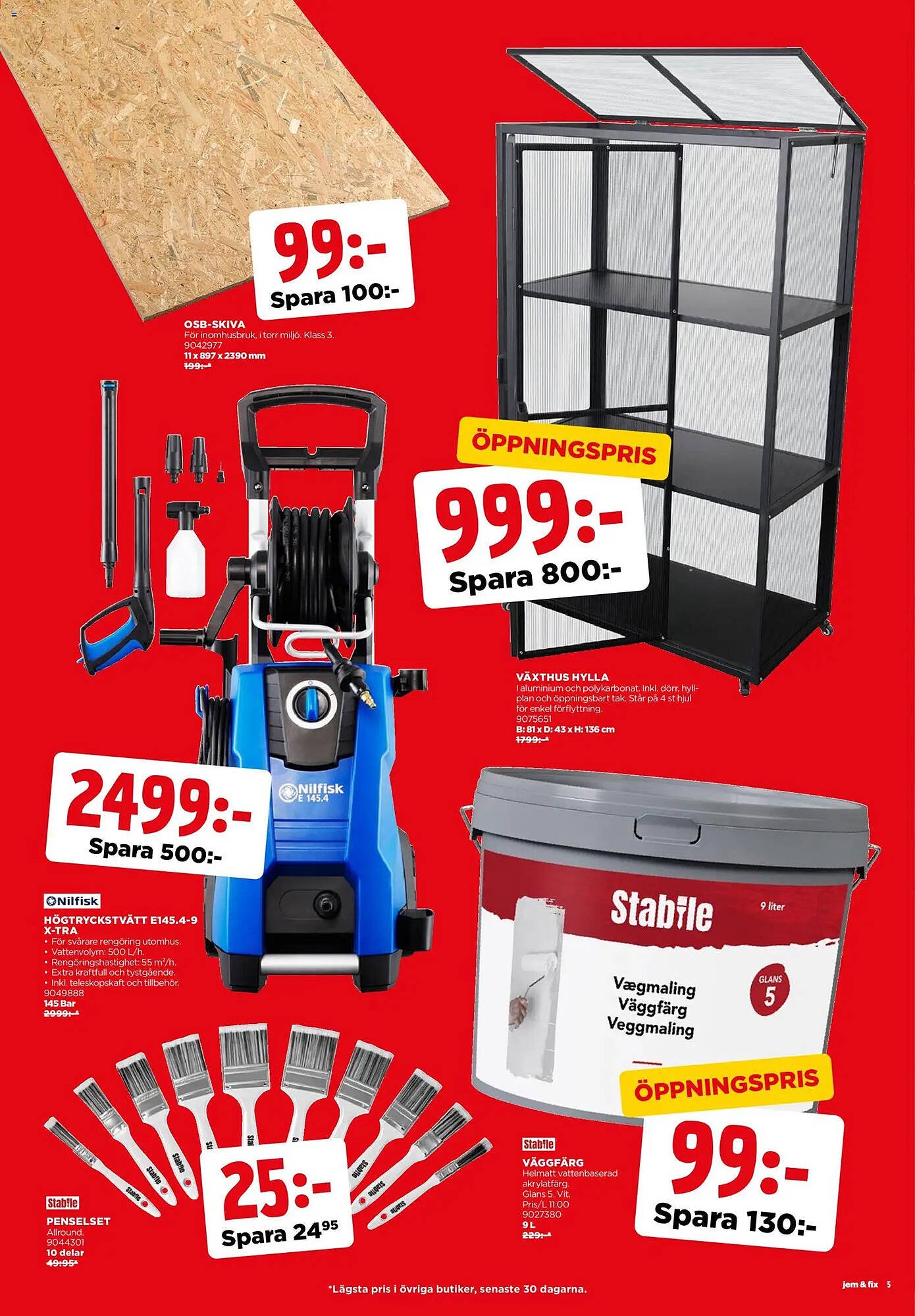 Jem&amp;Fix reklamblad