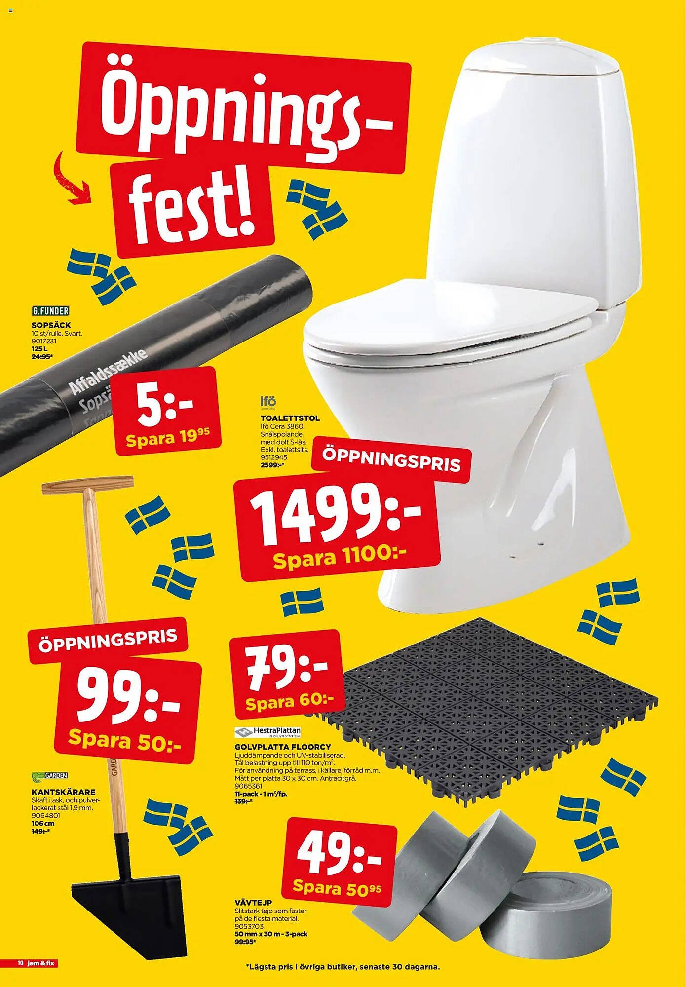 Jem&amp;Fix reklamblad