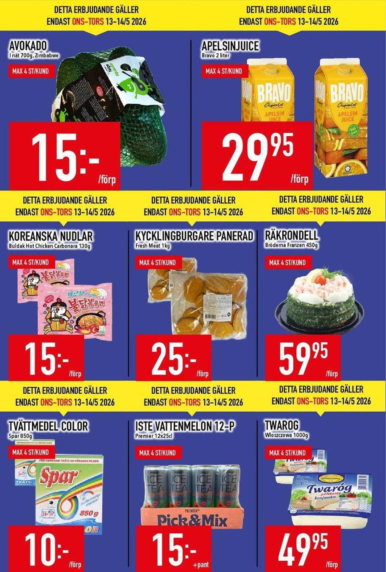 Matdax reklamblad