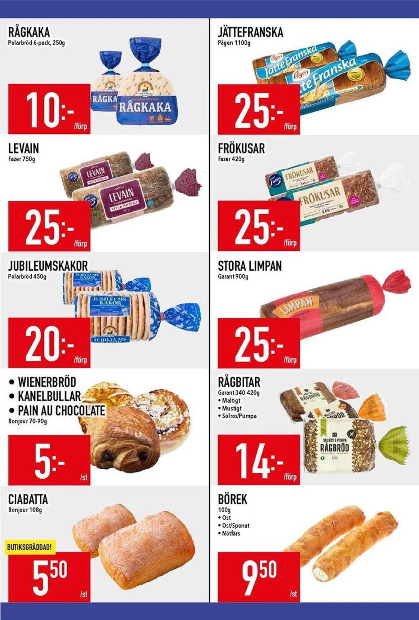 Matdax reklamblad