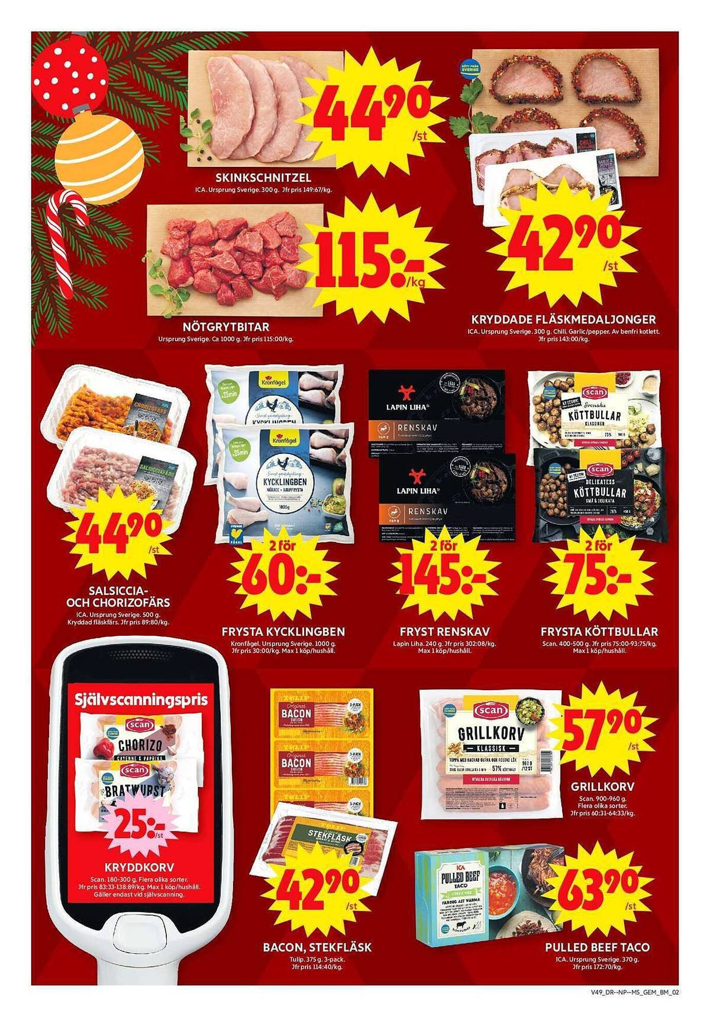 ICA Maxi reklamblad (2025-12-01 - 2025-12-07)