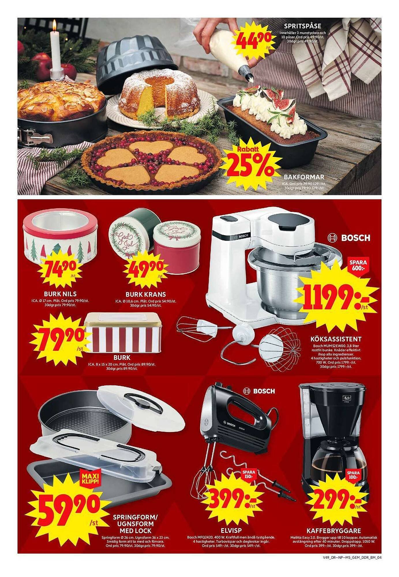 ICA Maxi reklamblad (2025-12-01 - 2025-12-07)