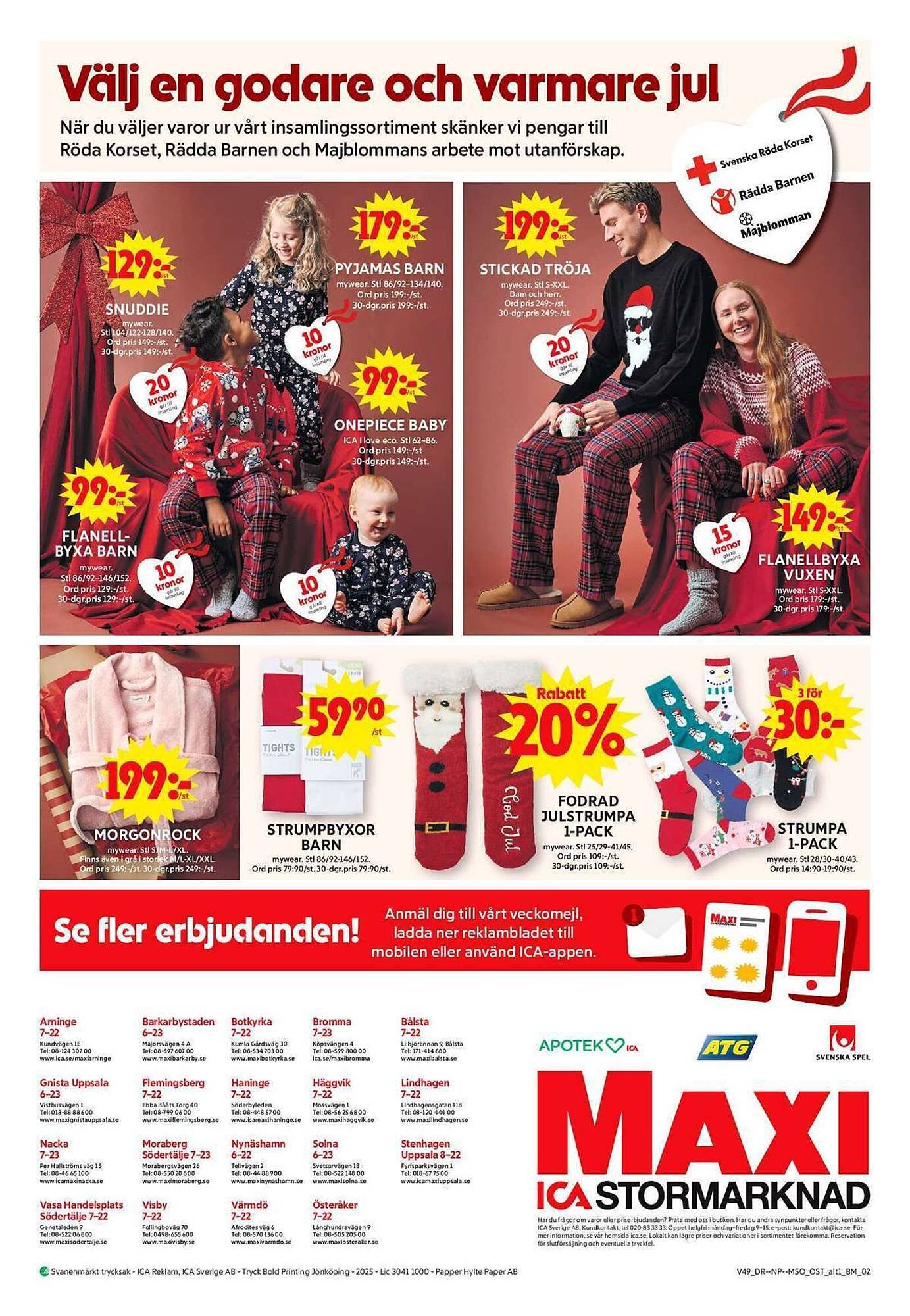 ICA Maxi reklamblad (2025-12-01 - 2025-12-07)