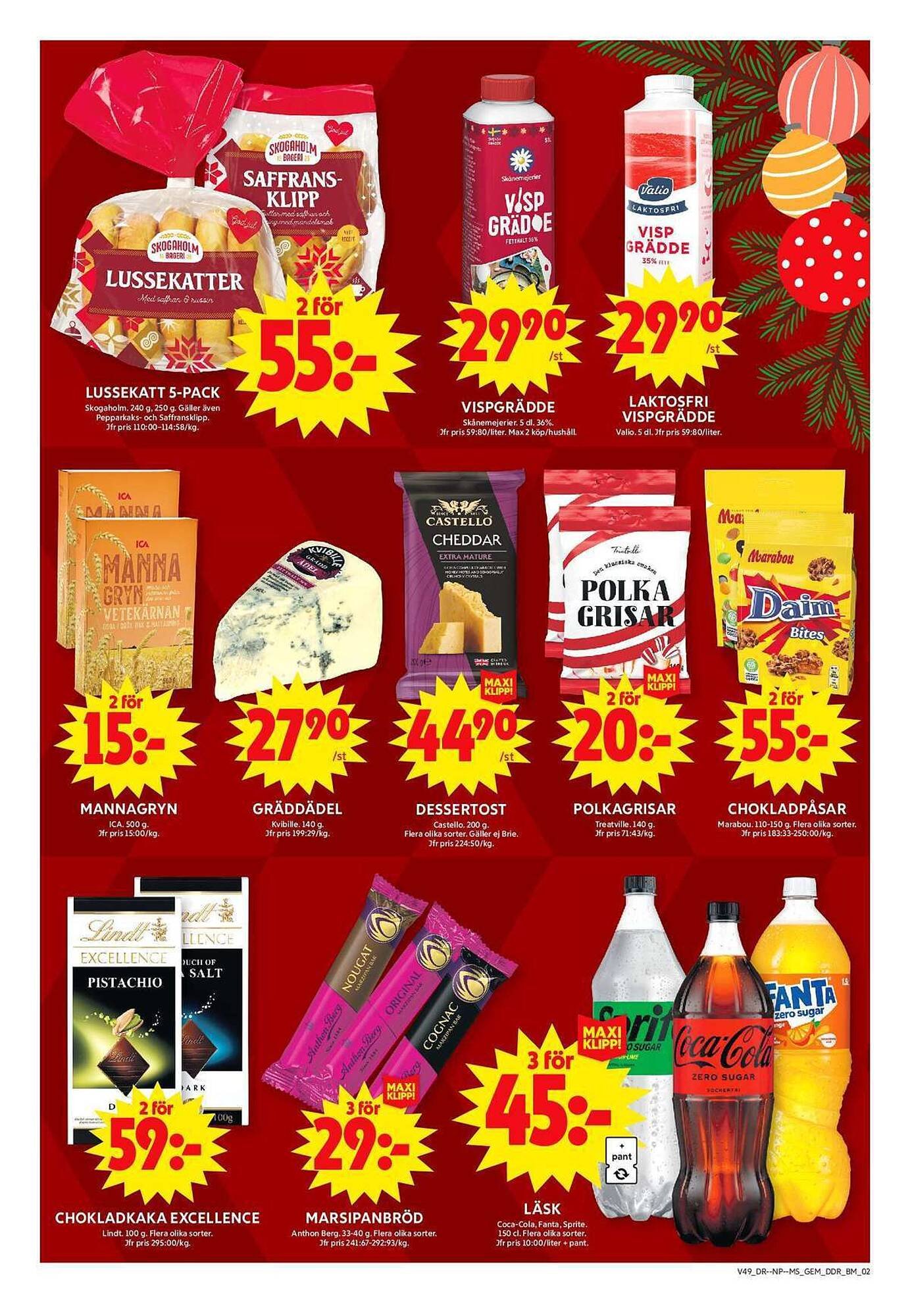 ICA Maxi reklamblad (2025-12-01 - 2025-12-07)