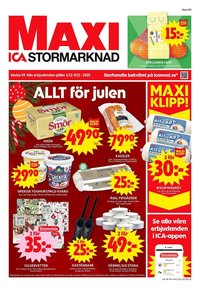 ICA Maxi reklamblad (2025-12-01 - 2025-12-07)