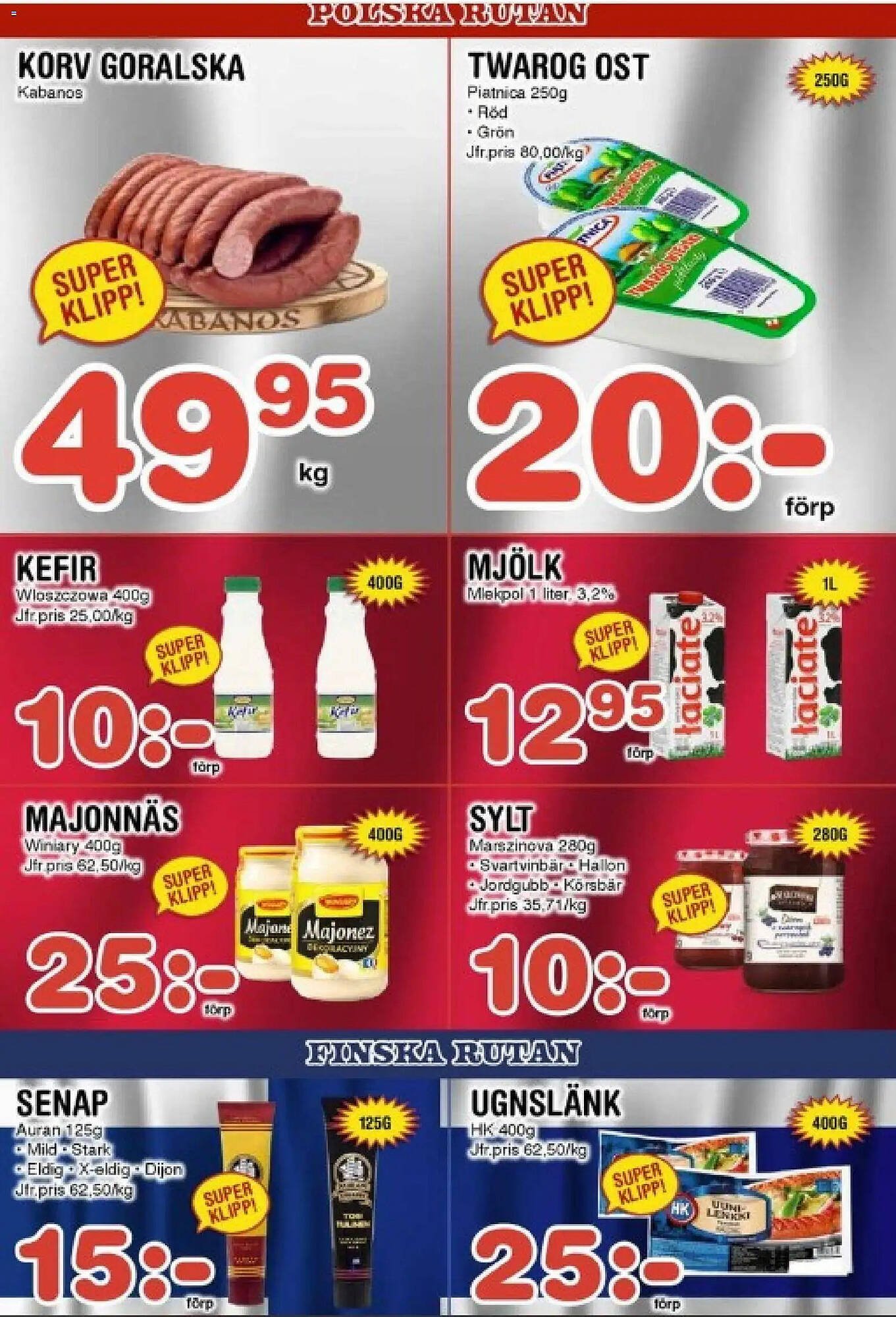 Nya Pulsen reklamblad