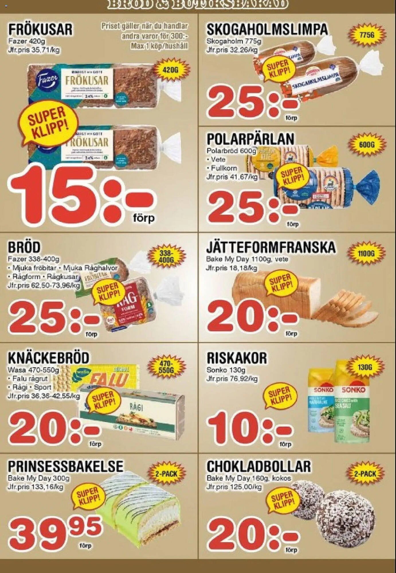 Nya Pulsen reklamblad