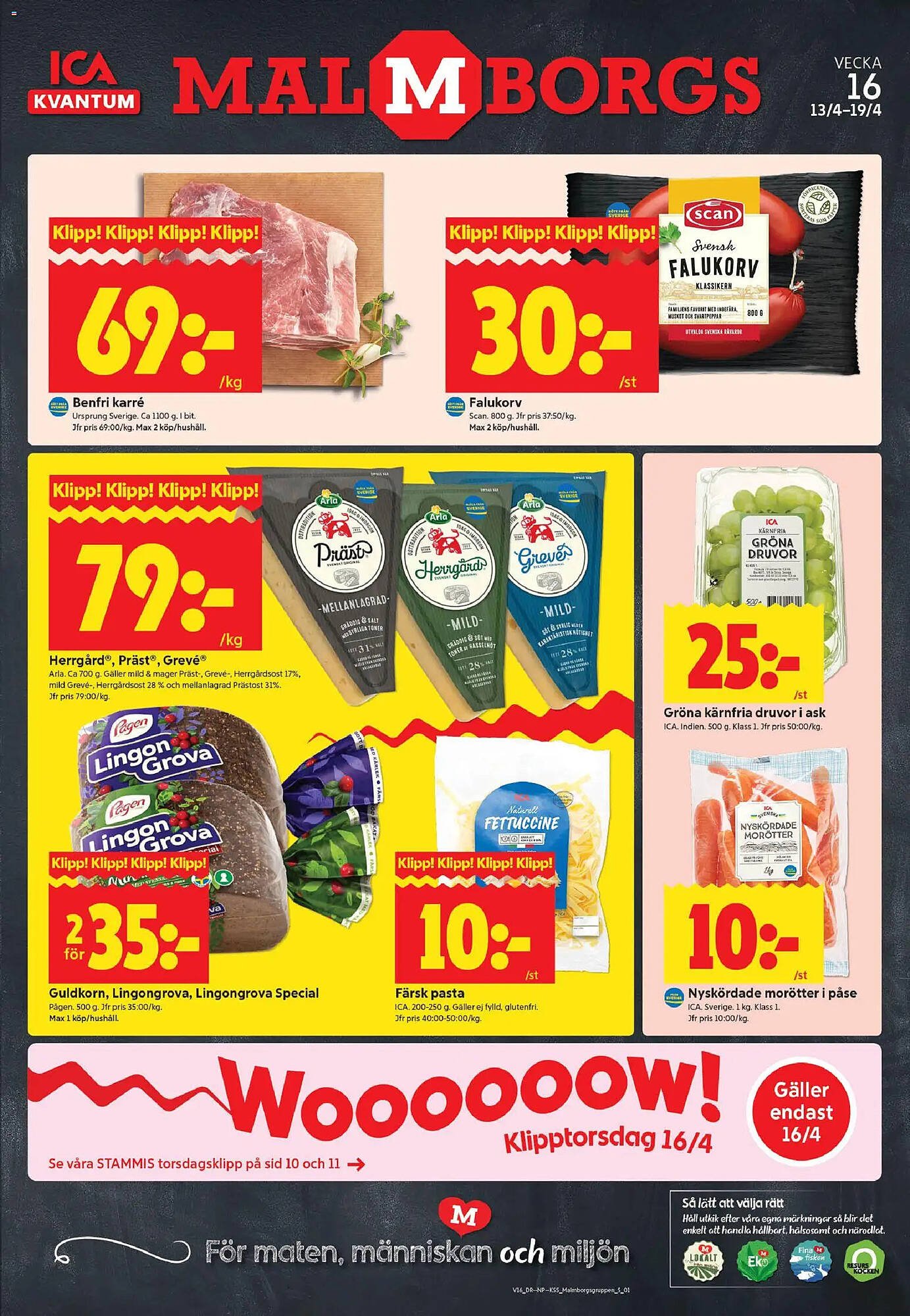 ICA Kvantum reklamblad