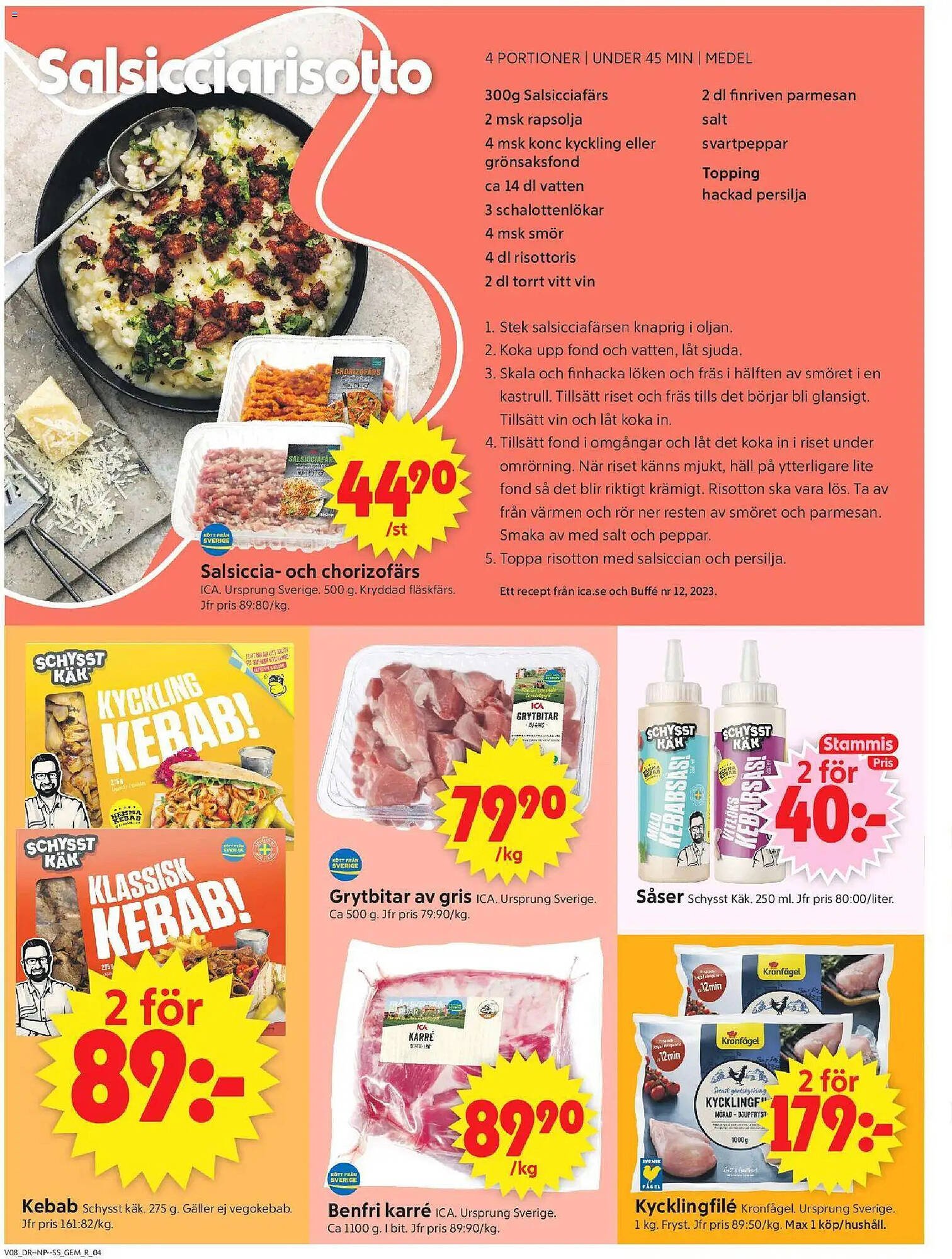 ICA Supermarket reklamblad