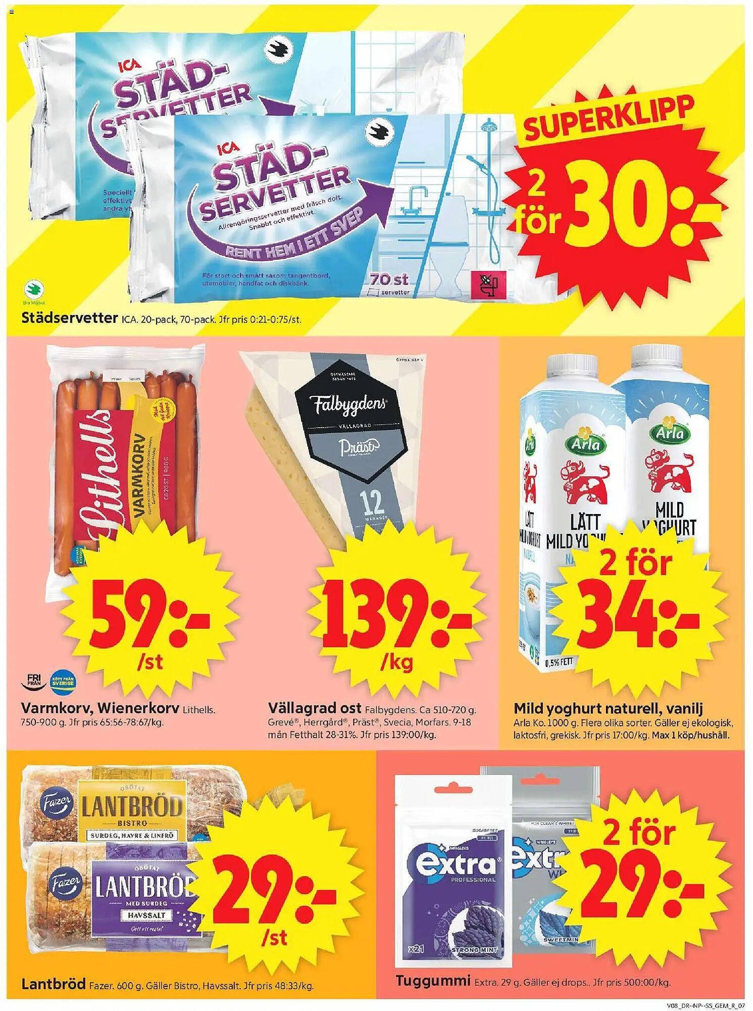 ICA Supermarket reklamblad