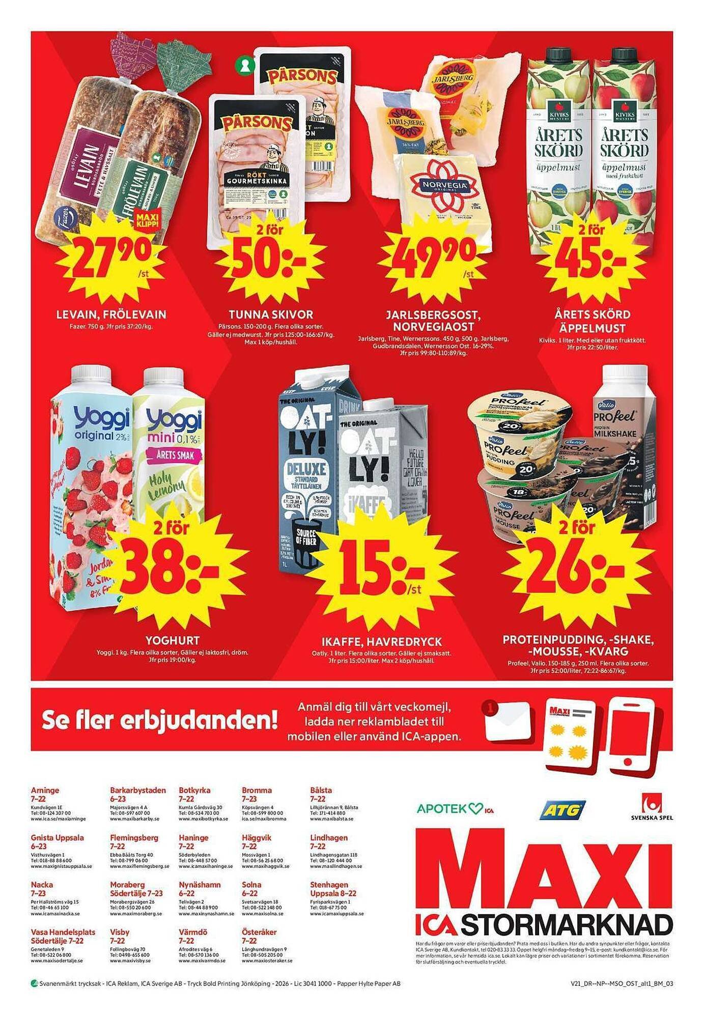 ICA Maxi reklamblad