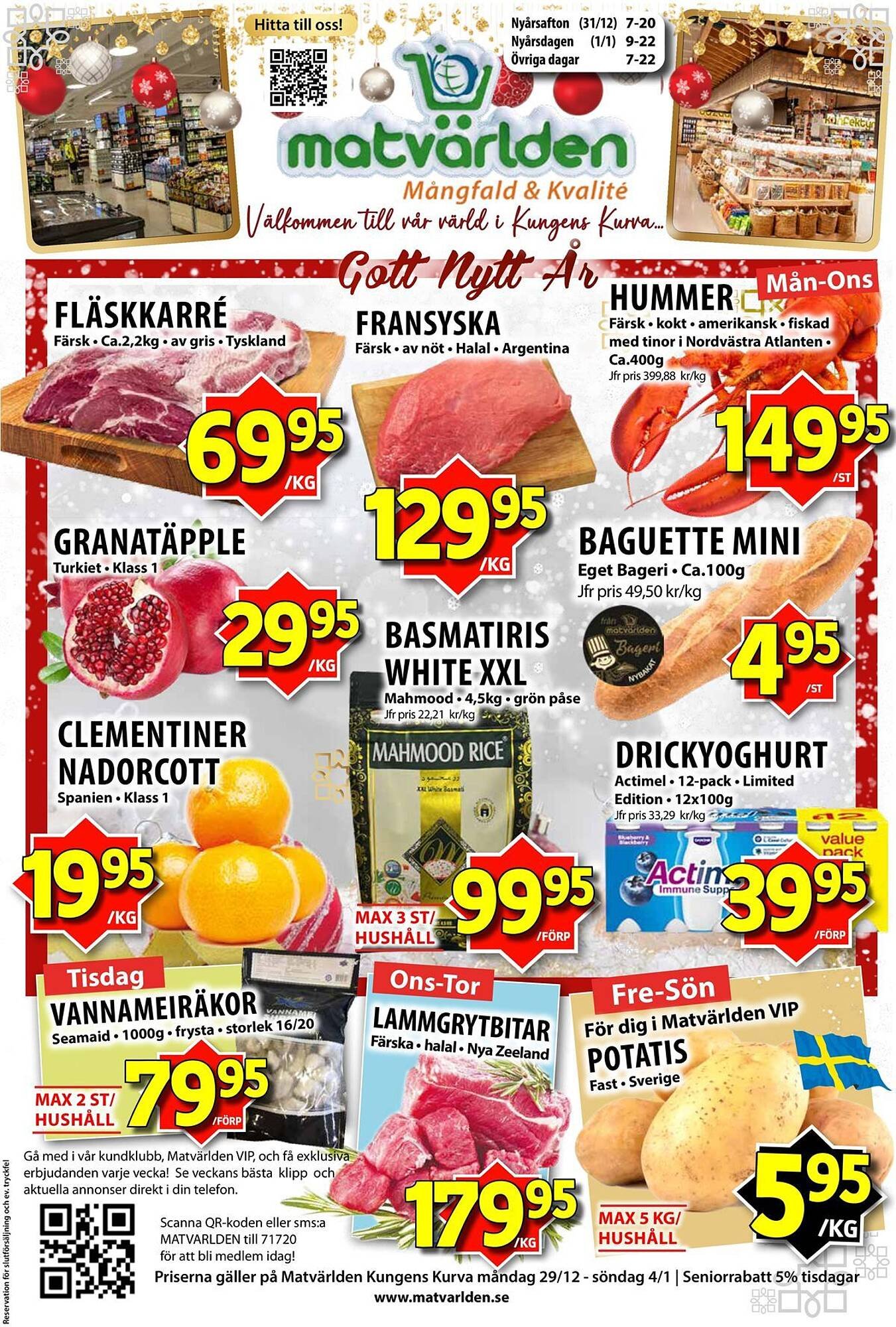 Matvärlden Tensta reklamblad