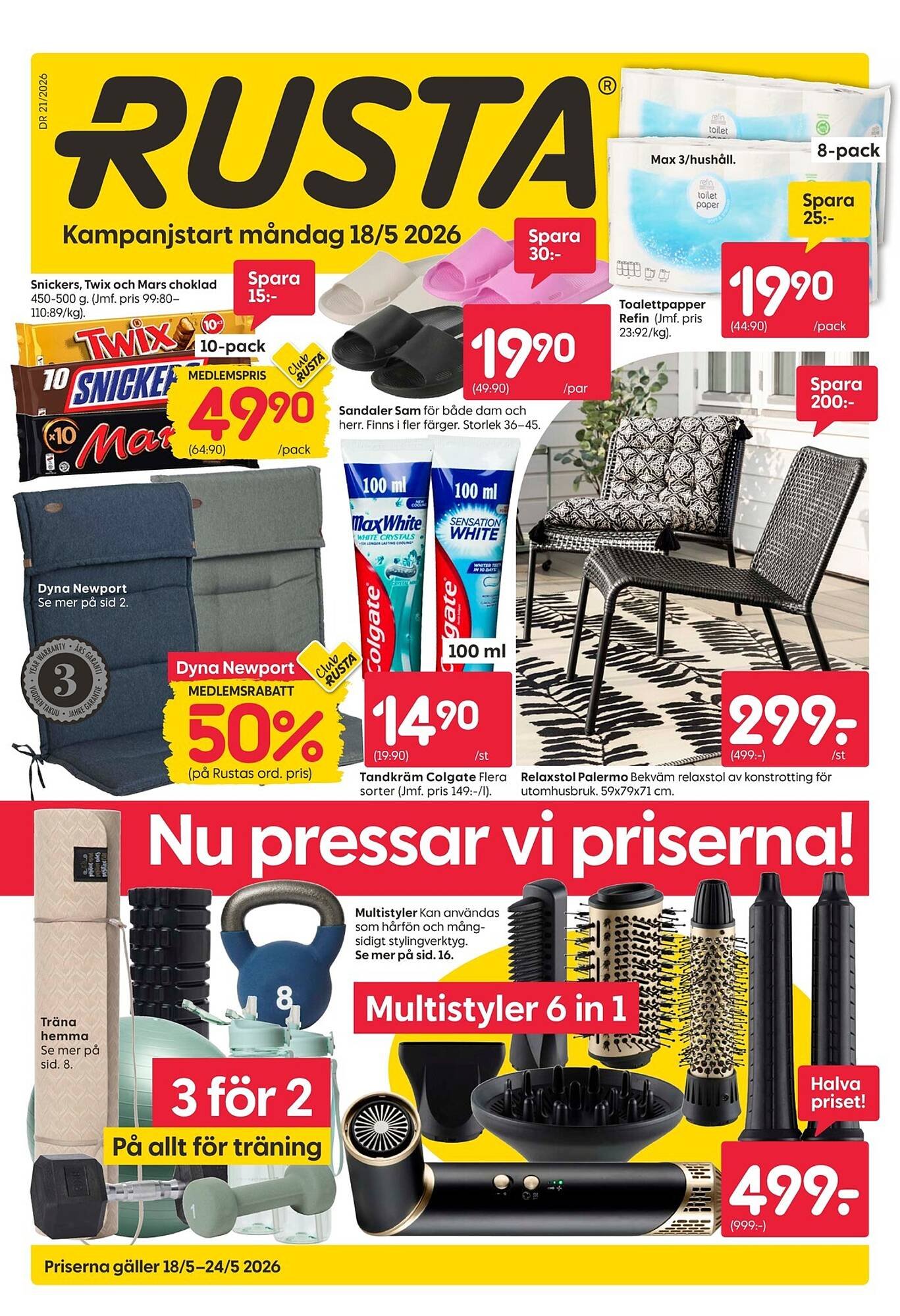 Rusta reklamblad