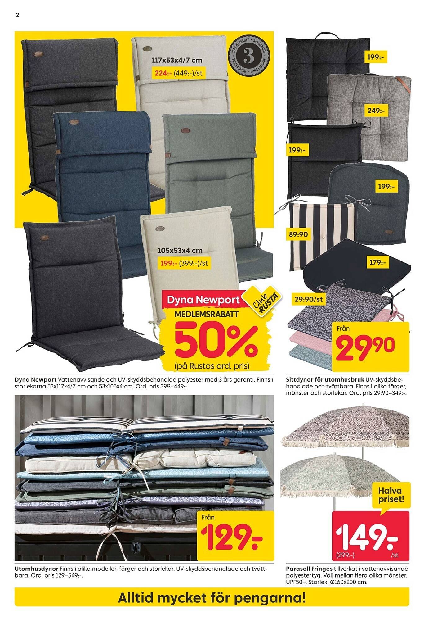 Rusta reklamblad