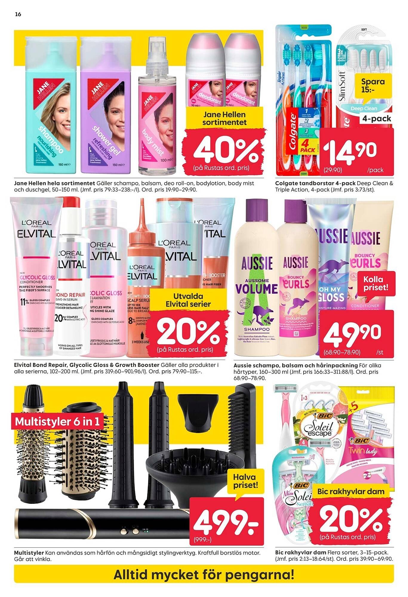 Rusta reklamblad