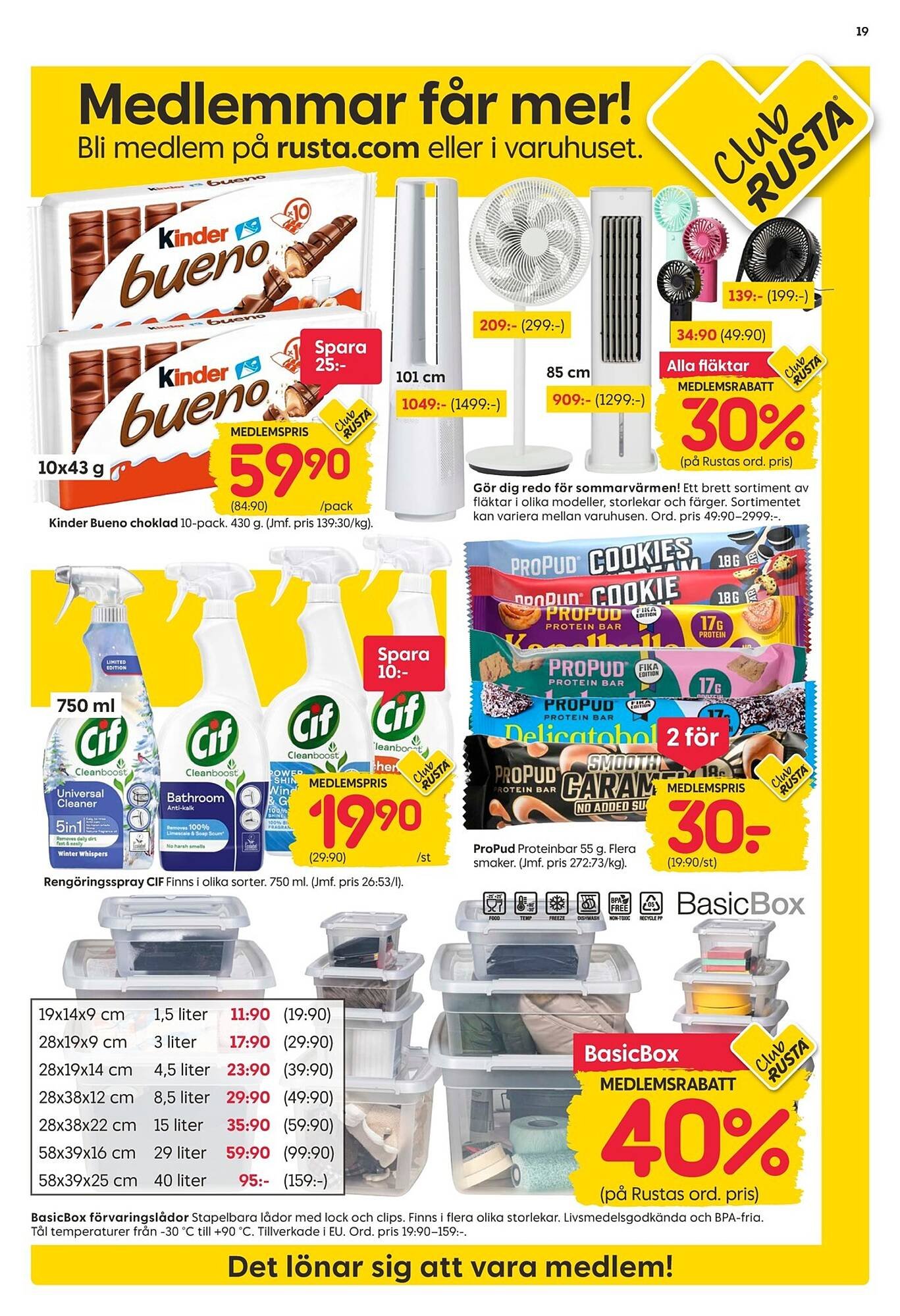 Rusta reklamblad