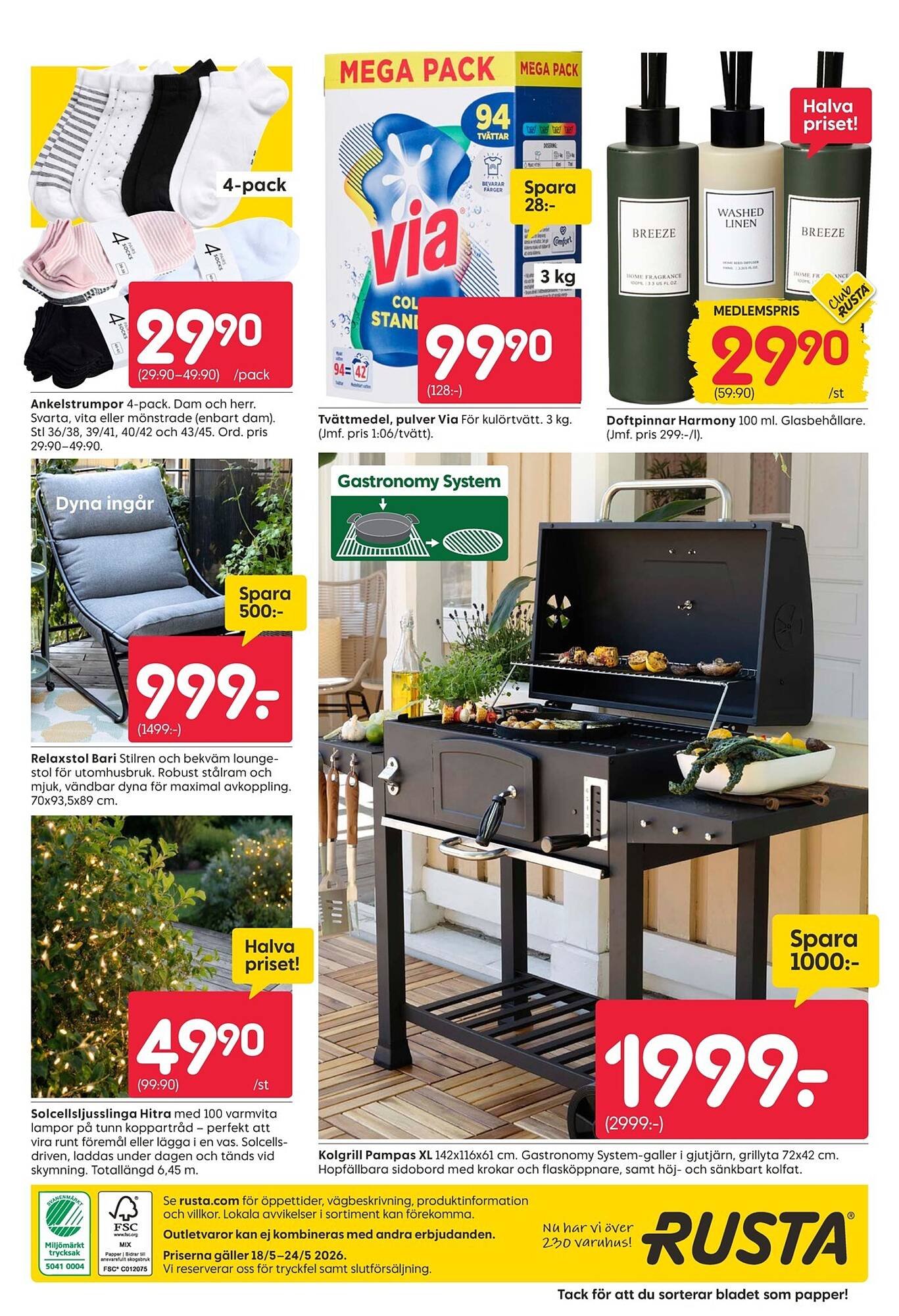 Rusta reklamblad