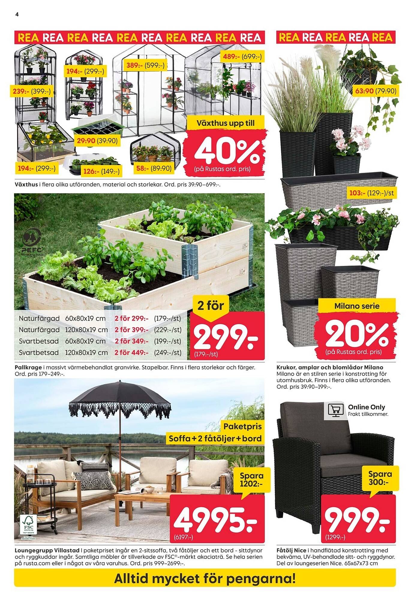 Rusta reklamblad