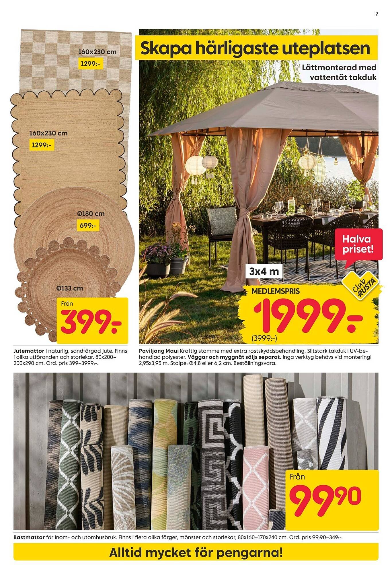 Rusta reklamblad