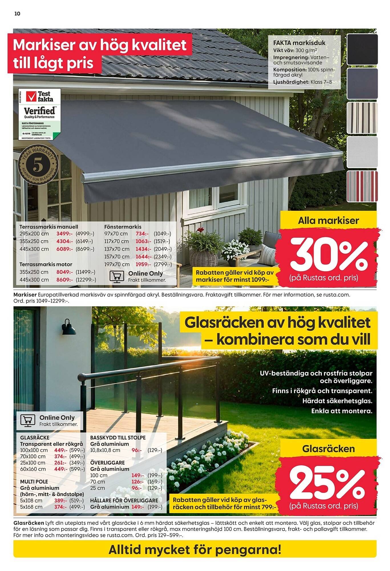 Rusta reklamblad