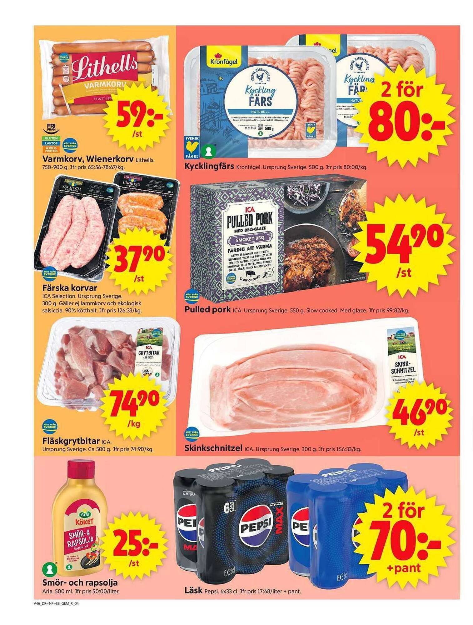 ICA Supermarket reklamblad (2025-11-10 - 2025-11-16)