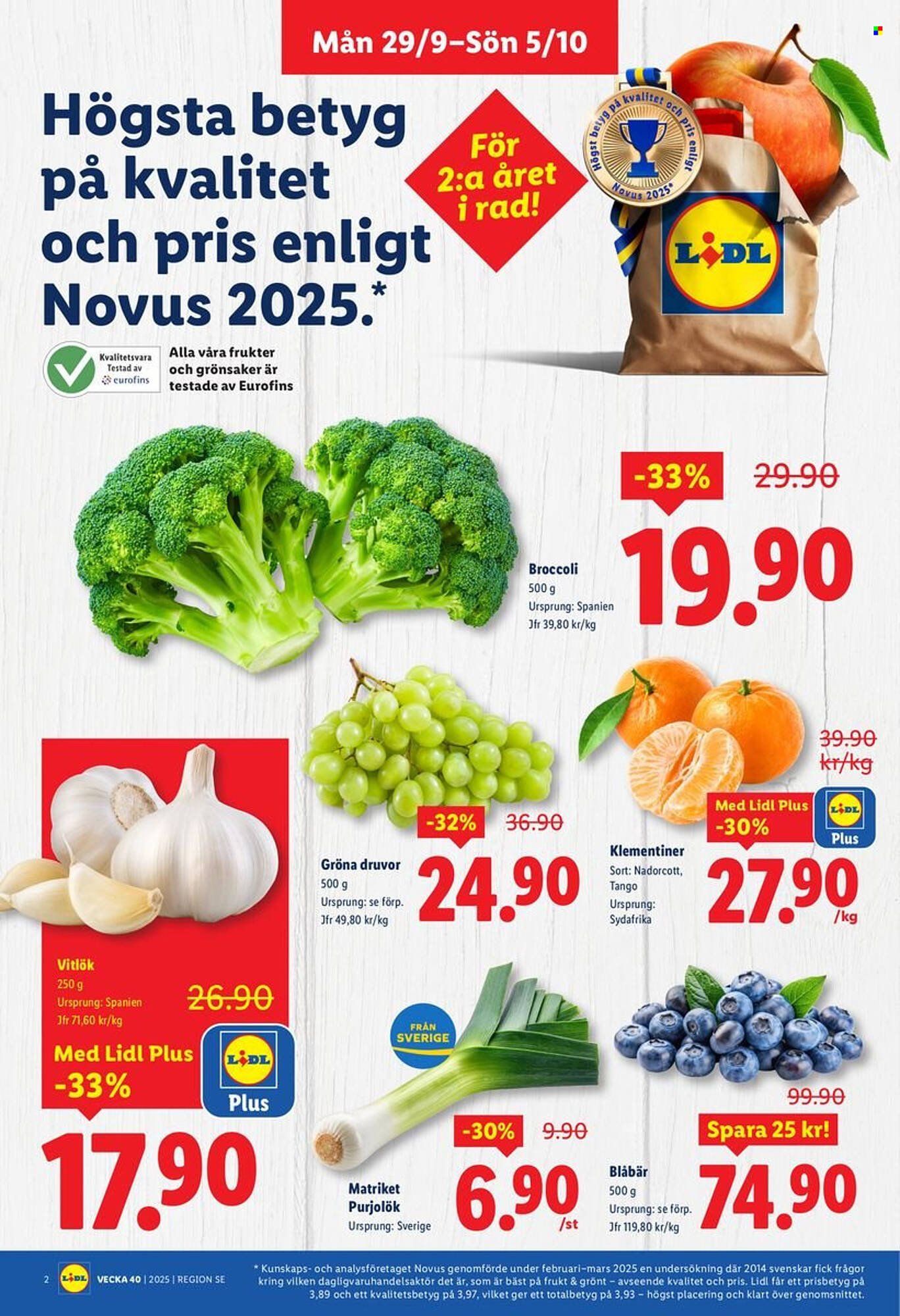 Lidl reklamblad (2025-09-29 - 2025-10-05)