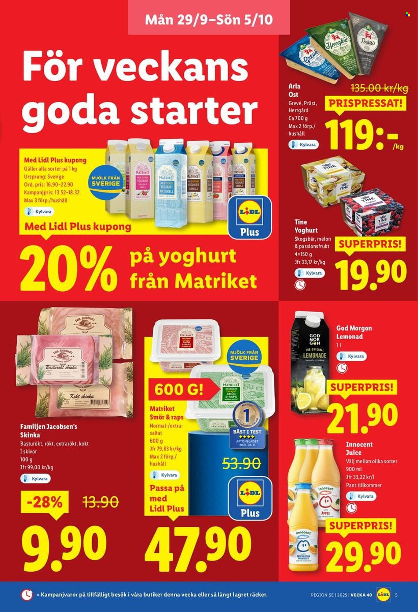Lidl reklamblad (2025-09-29 - 2025-10-05)