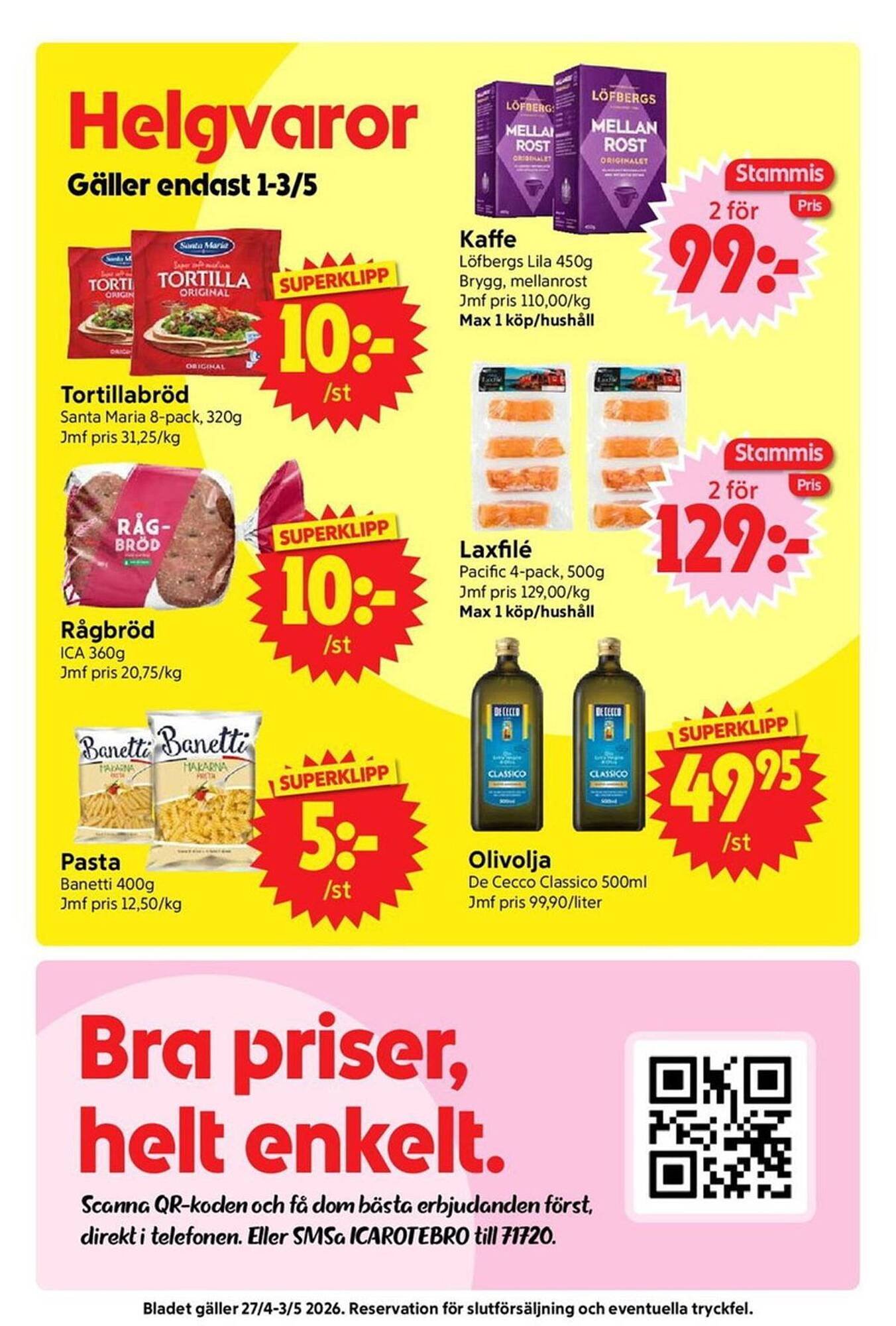 Nya Pulsen reklamblad