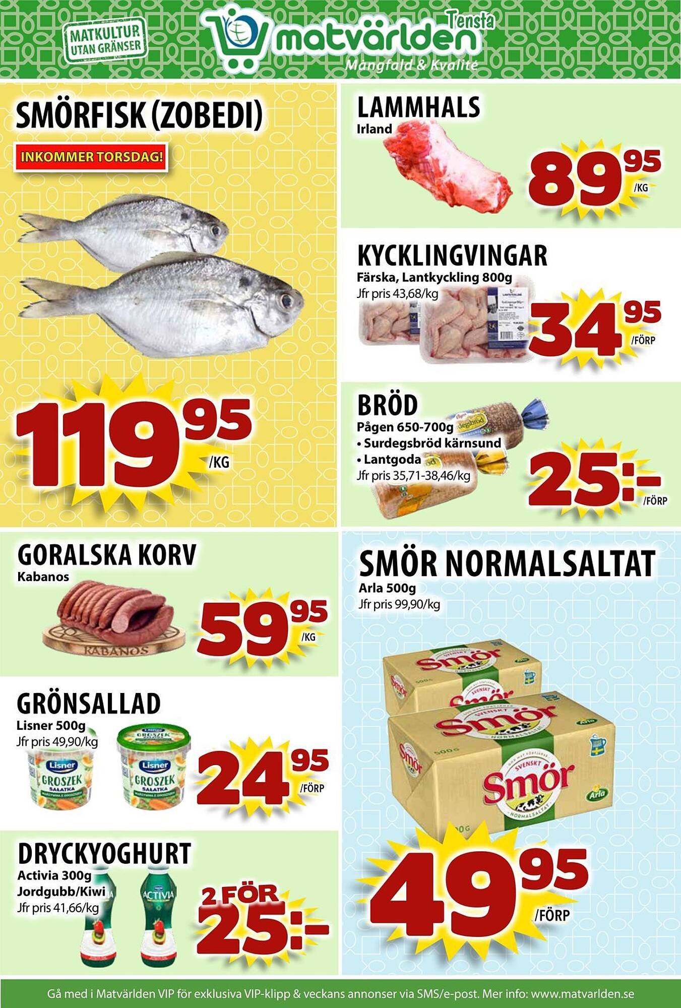 Matvärlden Tensta reklamblad