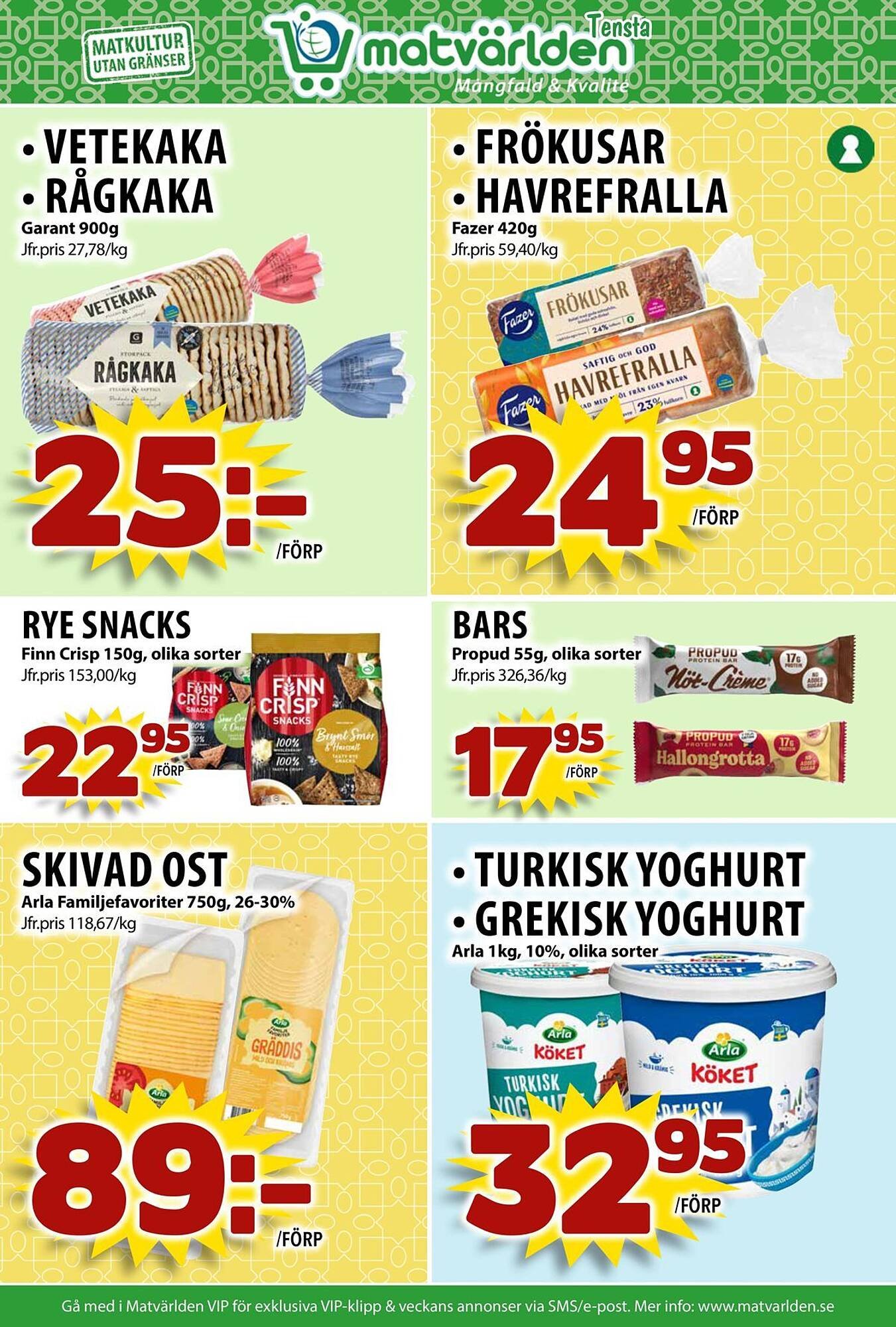 Matvärlden Tensta reklamblad